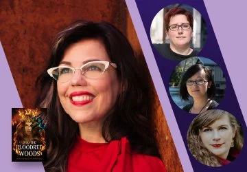 A photo collage of Martha Brockenbrough, Kendare Blake, Lish McBride and Margaret Owen