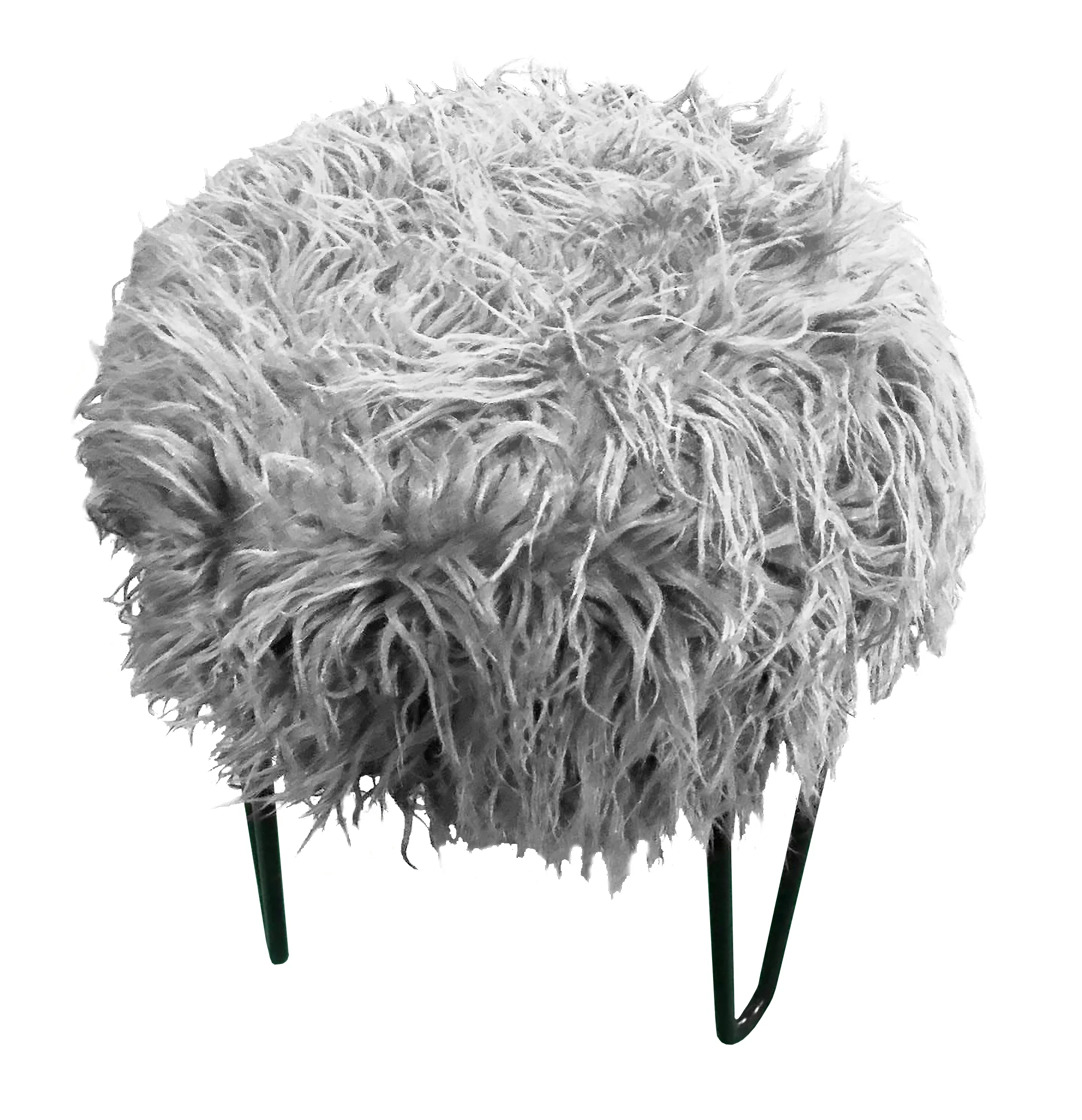 Fuzzy Fur Stool Lt Gray.jpg