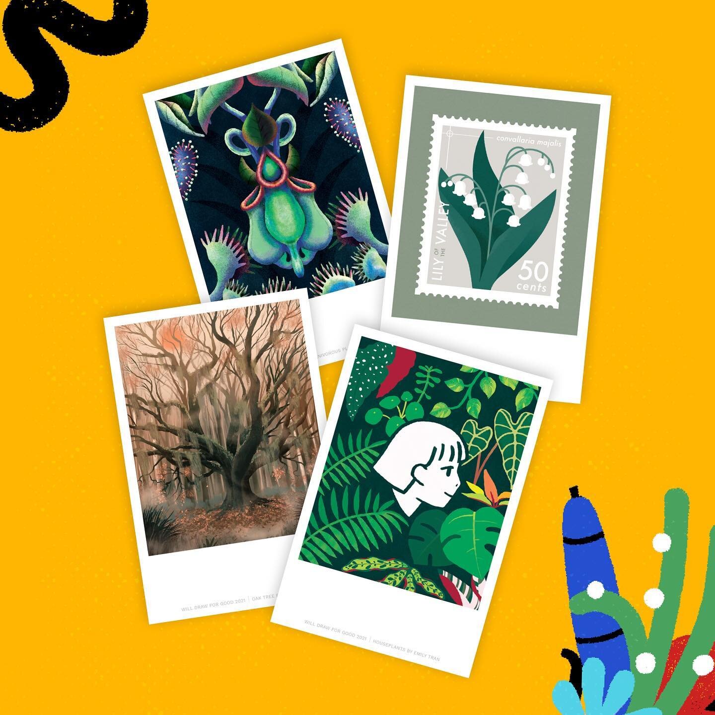 Can&rsquo;t decide on a print? Choose from our flora and fauna postcard sets! Very limited quantities are available for both postcards and prints, so get your order in!

Browse 25 flora and fauna illustrations at willdrawforgood.com today 💐

#wdfg #