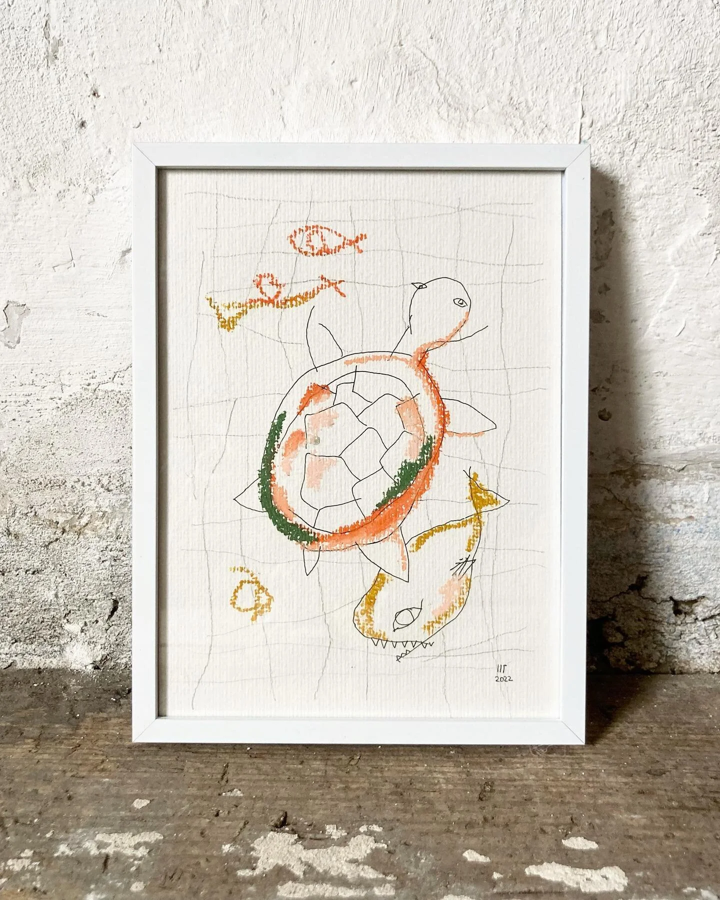 Caretta
&mdash;
Fineliner and Oilpastels on paper, 17 x 24 cm, 2022
Originaldrawing 
Art available &bull; link in bio 
&mdash;
#artwork #caretta #carettacaretta #contemporaryartist #contemparyart #modernart #zeitgen&ouml;ssischekunst #hannahfranke #z