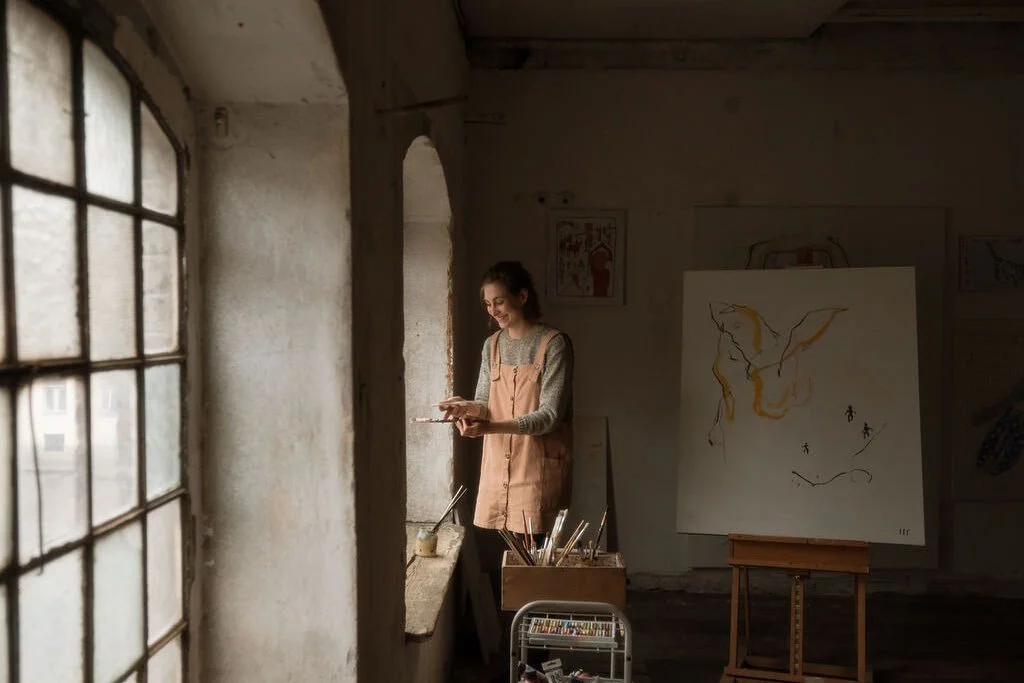 Wie vermutlich fast jeder, bin auch ich ziemlich zwiegespalten was diese Plattform - Instagram angeht. Ich verbringe hier ziemlich viel Zeit, mehr als ich gerne w&uuml;rde. 
Mein Hauptziel ist es meine Kunst zu verkaufen, damit ich davon leben kann. 