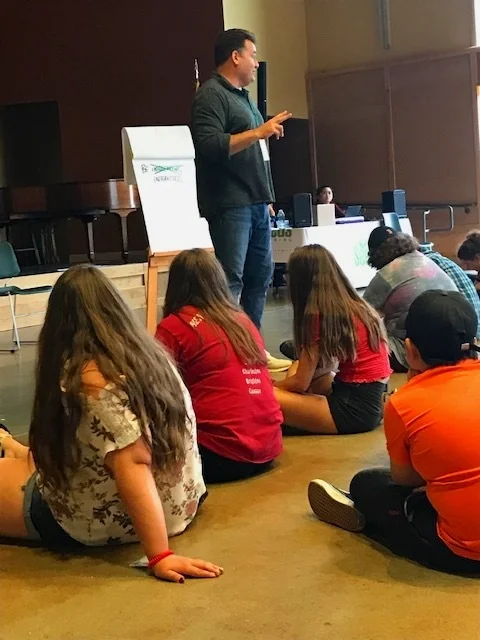 SEEDS presenter engages student participants