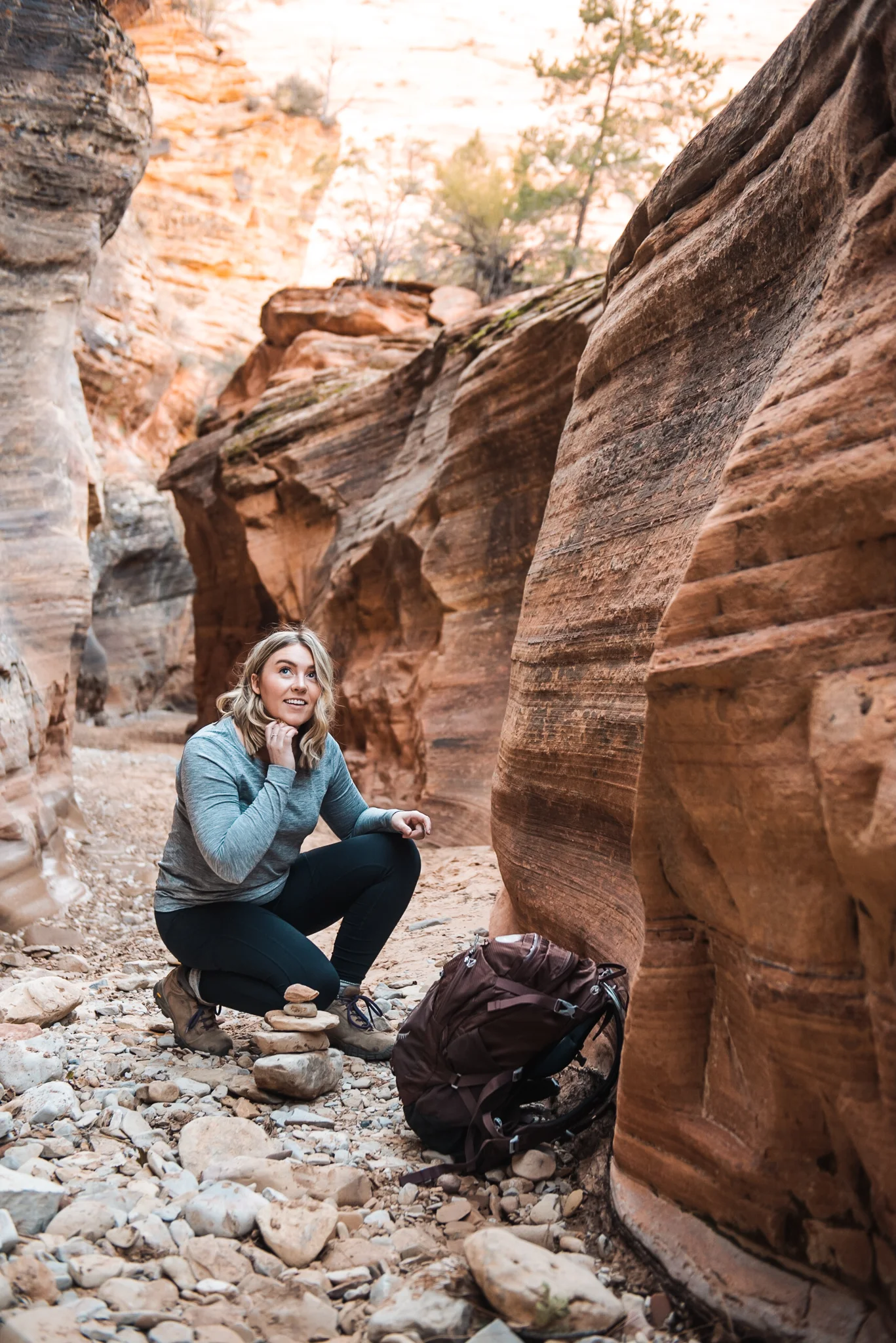 Spending time in the canyons of Zion National Park.