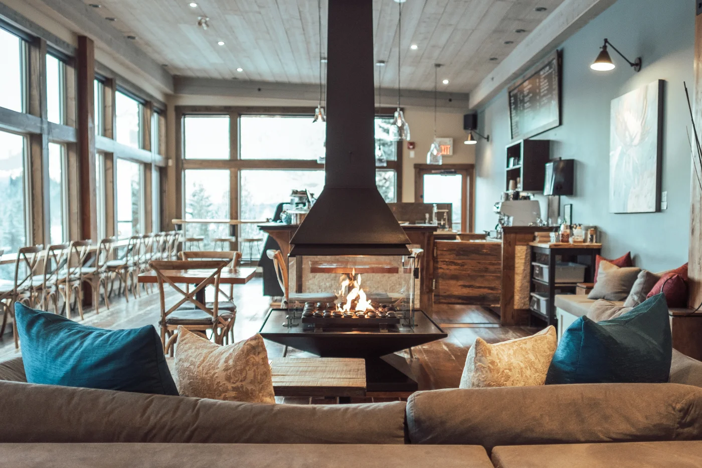 The bistro at Scandinave Spa