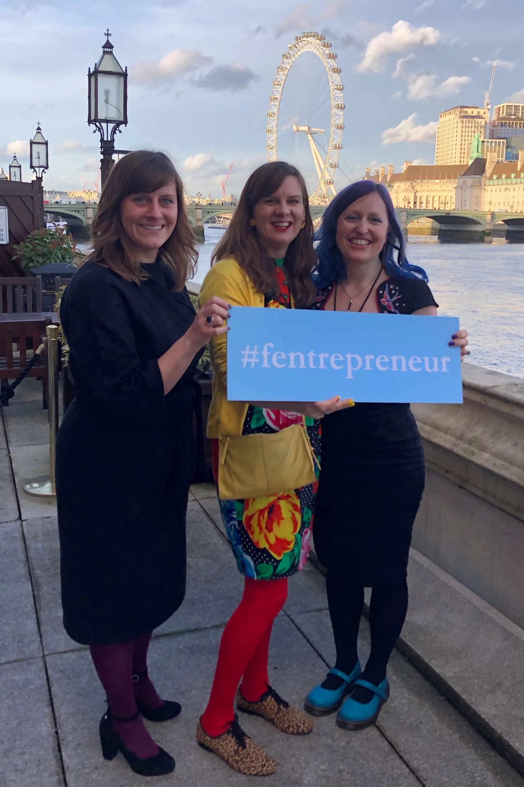 Jen Walker, Debbie Clarke and Hana Glover at The House Of Lords for f:Entrepreneur #ialso top 100