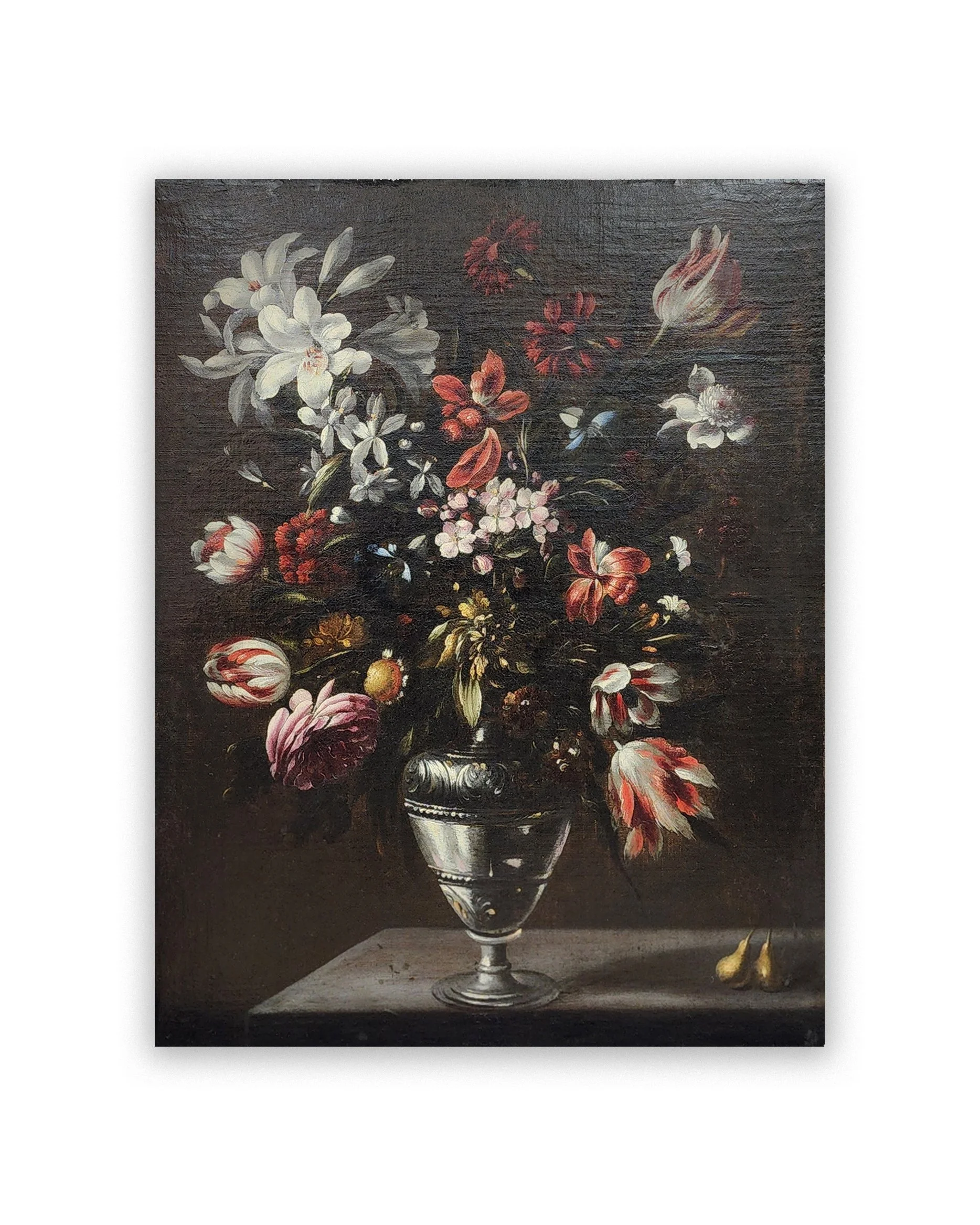 83035 Hamrick Still Life Vase of Flowers with Pears AFT.jpg