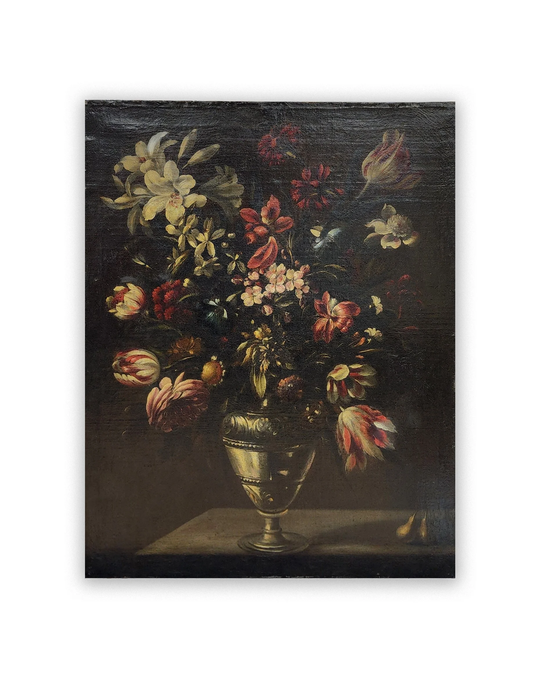 83035 Hamrick Still Life Vase of Flowers with Pears BEF.jpg