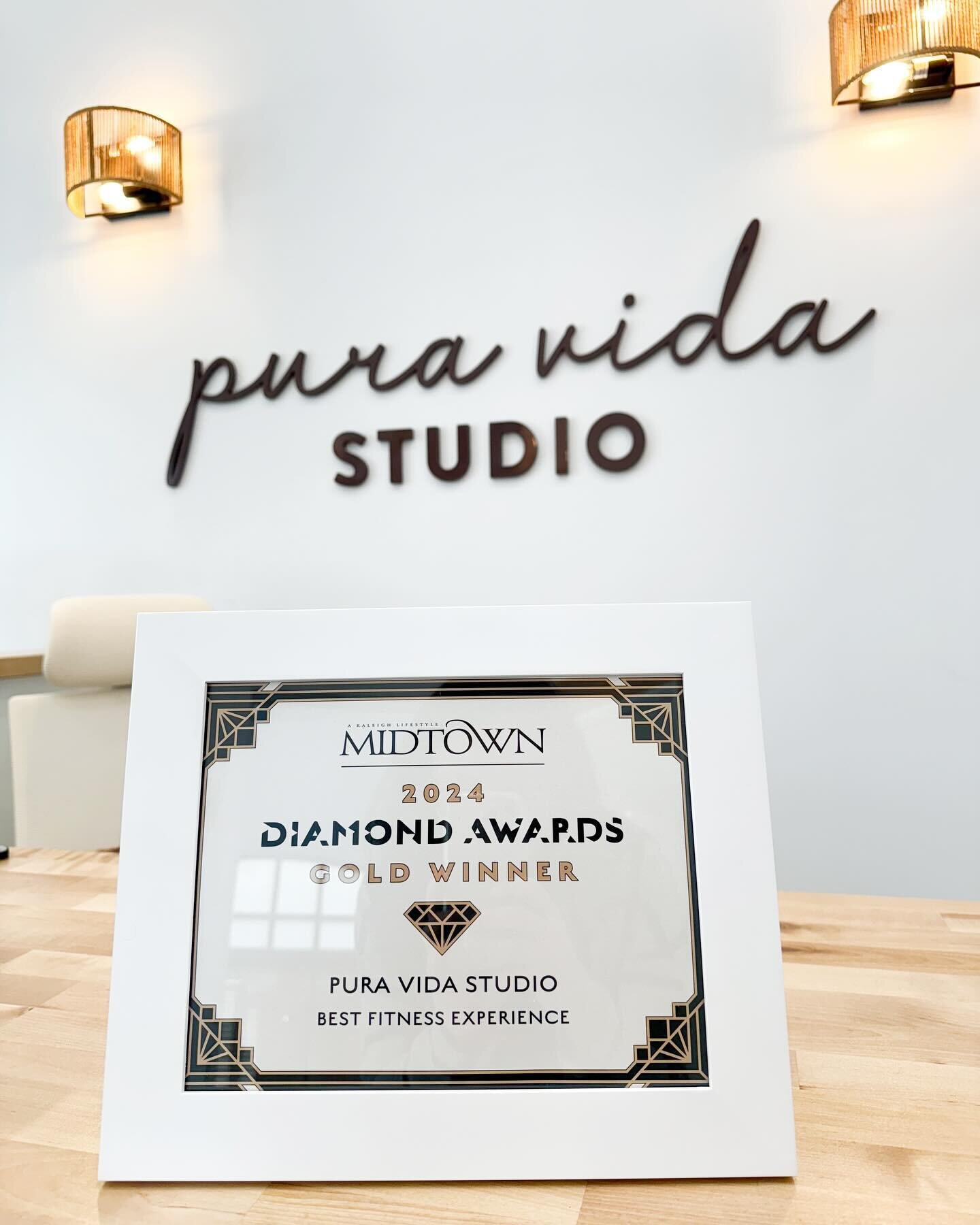 Thank you for voting us for best fitness experience for the Midtown Diamond Awards🎉

It&rsquo;s the first time we&rsquo;ve gotten this award and we are honored that we can make fitness a happy and positive experience for you while training with us❤️