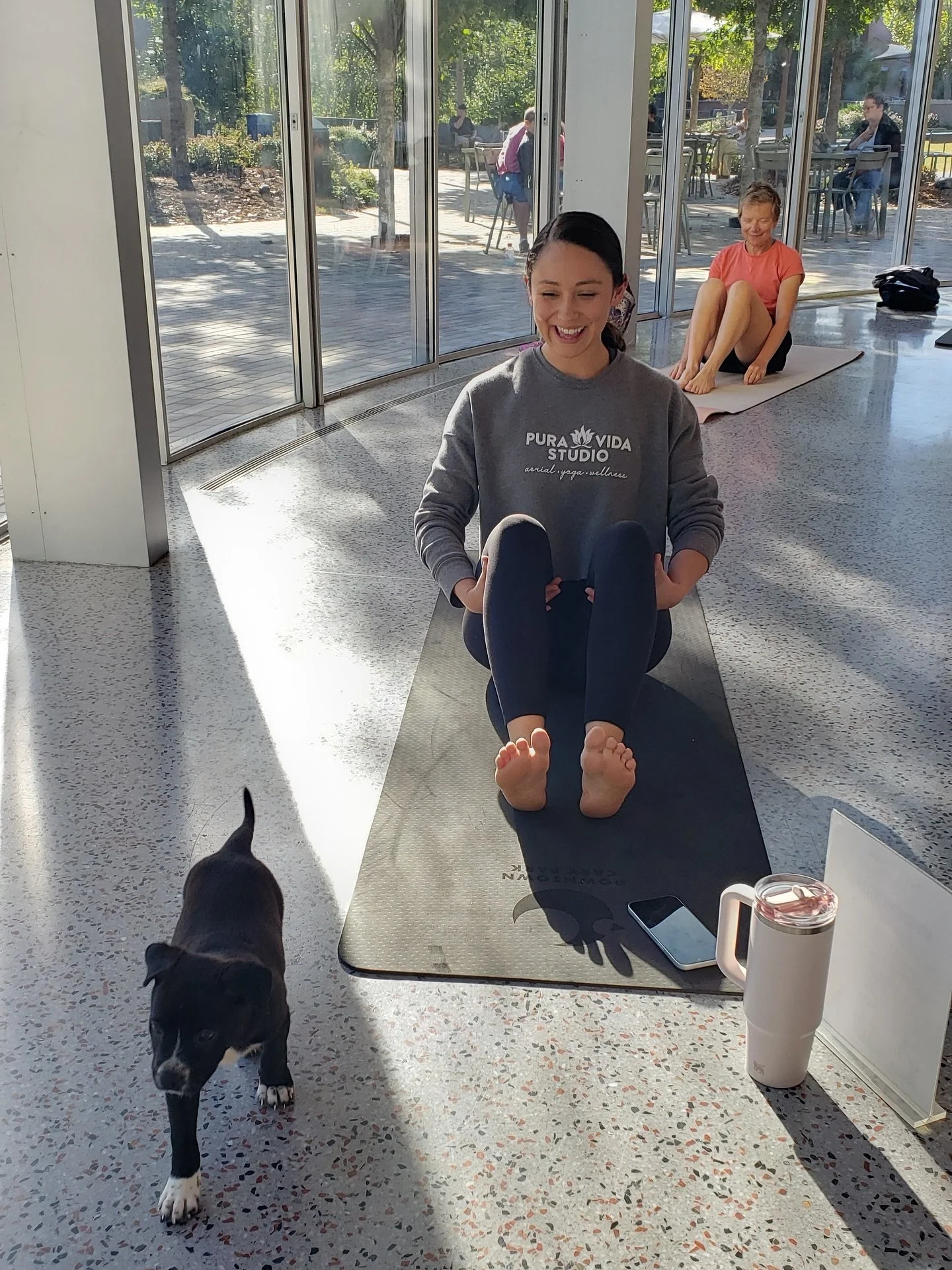 What a joyful day teaching Puppy Yoga @downtowncarypark to benefit @hopeanimalrescue! 🐶
These sweet pups brought so much light and laughter to our mats. Such a fun way to connect, move, support a local nonprofit. Go show them some love and help the
