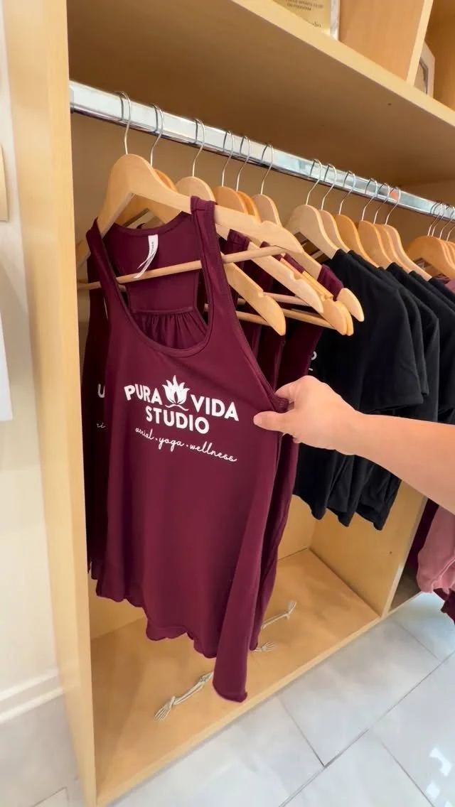 🍂 New Fall + Winter Studio Apparel Has Arrived! ❄️
Cozy up in our new seasonal merch! Perfect for pre-class warmups, coffee runs, and everything in between.
🧘‍♀️ Limited sizes available! Once they’re gone, they’re gone!
👚 Grab a