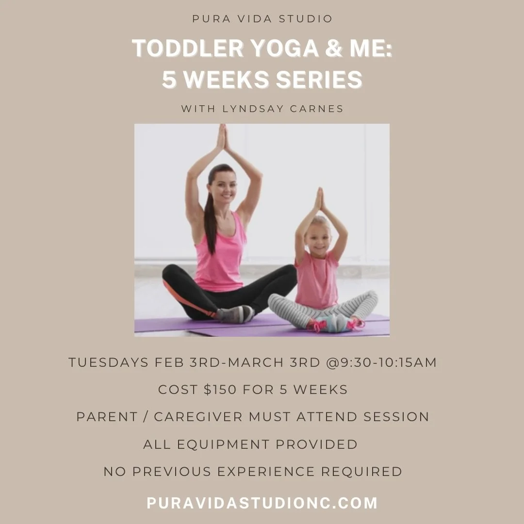 Join us for a joyful 5-week yoga series designed for caregivers and little ones to mindfully move bond together in a supportive, playful space! 

Each 45-minute class includes:
🧘&zwj;♀️ Age-appropriate yoga poses
🌬 Simple breathing &amp; mindful mo