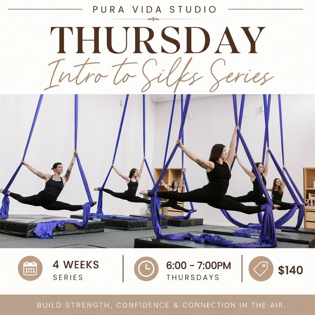 If you&rsquo;ve been searching for a way to move your body that feels exciting instead of exhausting then this is it💪🏻

Our Beginner Aerial Silks Series isn&rsquo;t about chasing calories or forcing yourself through another gym routine. It&rsquo;s 