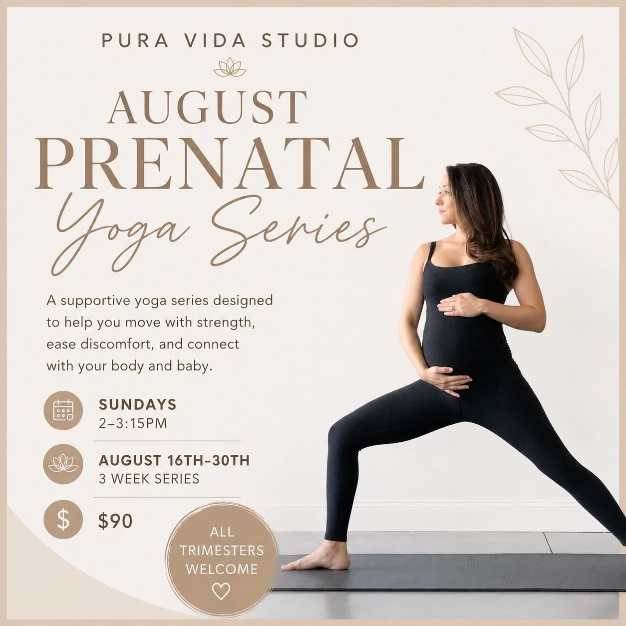 Some seasons of life deserve their own space. Pregnancy is one of them🤰🏻

As your body changes, it&rsquo;s normal to experience aching hips, back pain, fatigue, and moments where you simply don&rsquo;t feel like yourself.

Our 3-Week Prenatal Yoga 