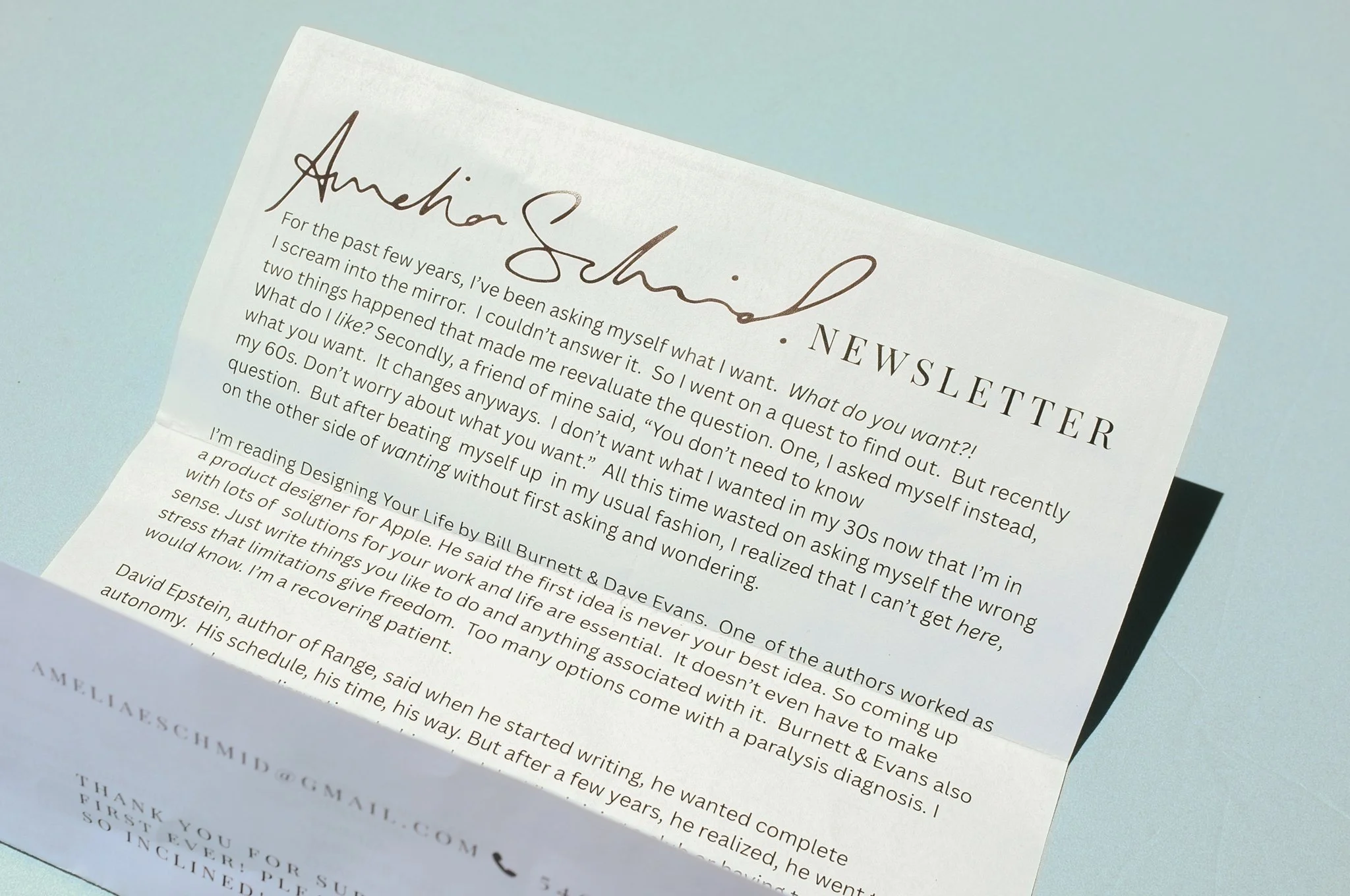 Monthly Snail Mail Club