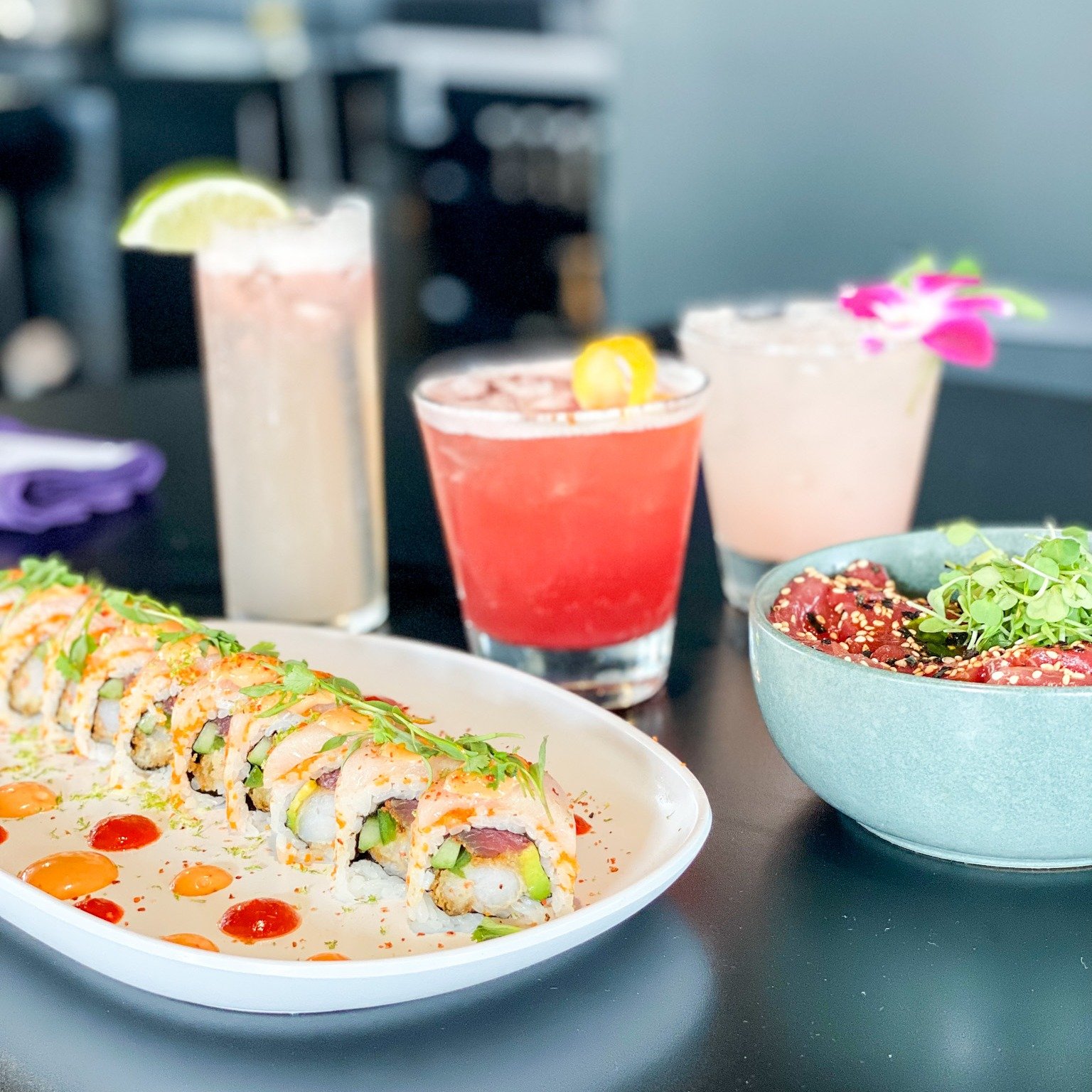 The itr special drop is here! Dine in or carry out these tasty dishes! They are too good to pass up! 

📸 here...

🧨 Dynamite Roll: tempura shrimp, blacked tuna, cucumber, jalape&ntilde;o &amp; avocado rolled in masago. topped with yellowtail, chipo