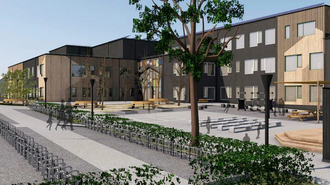 Boo Gårds skolan i Nacka. Bildkälla: Scharc Arkitektur