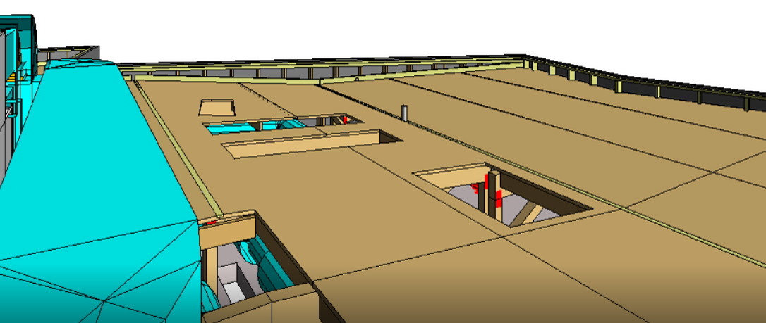 Kerto-plattorna lyfts på plats