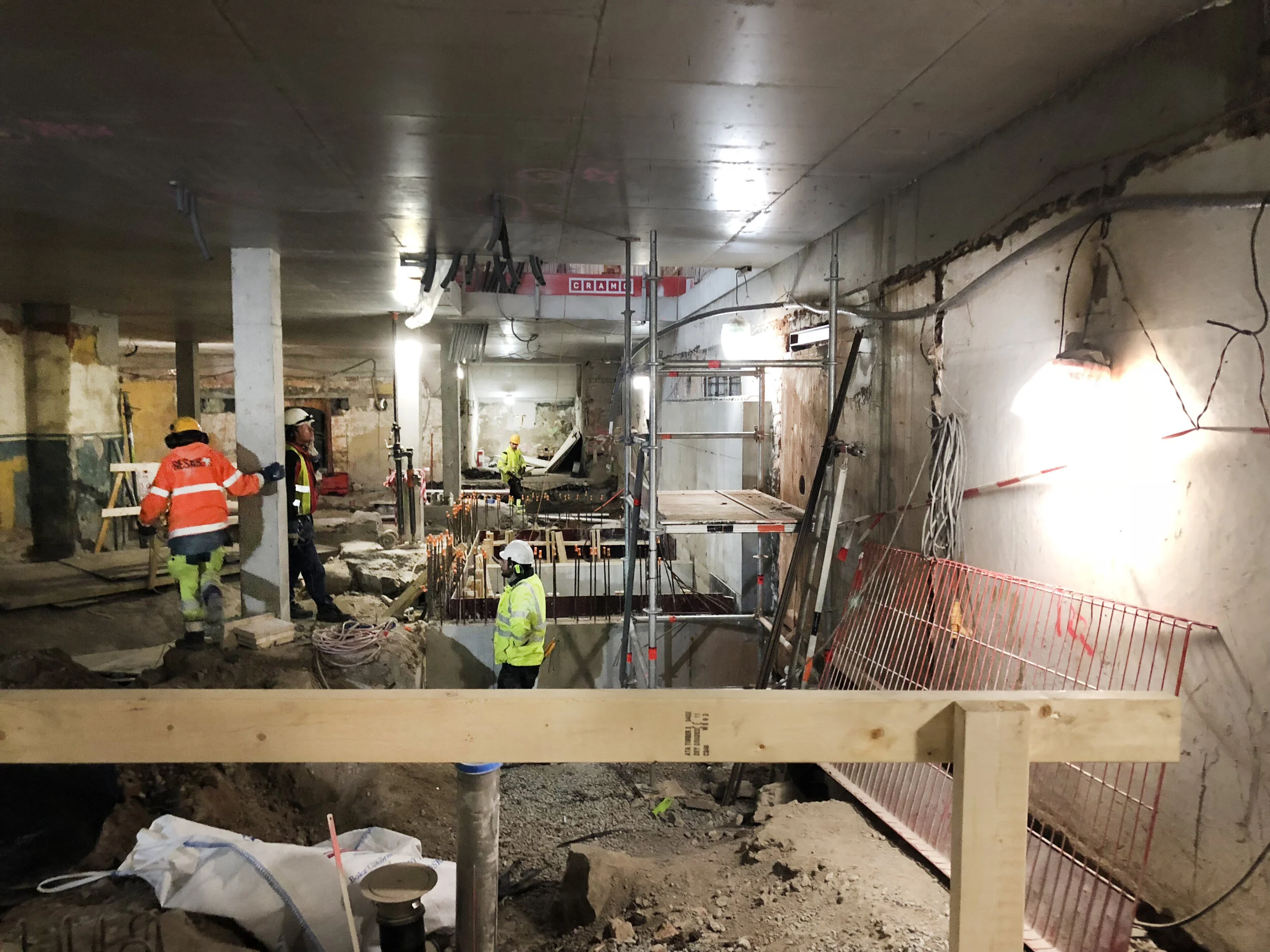 Teknisk upprustning av 140-åriga saluhallen