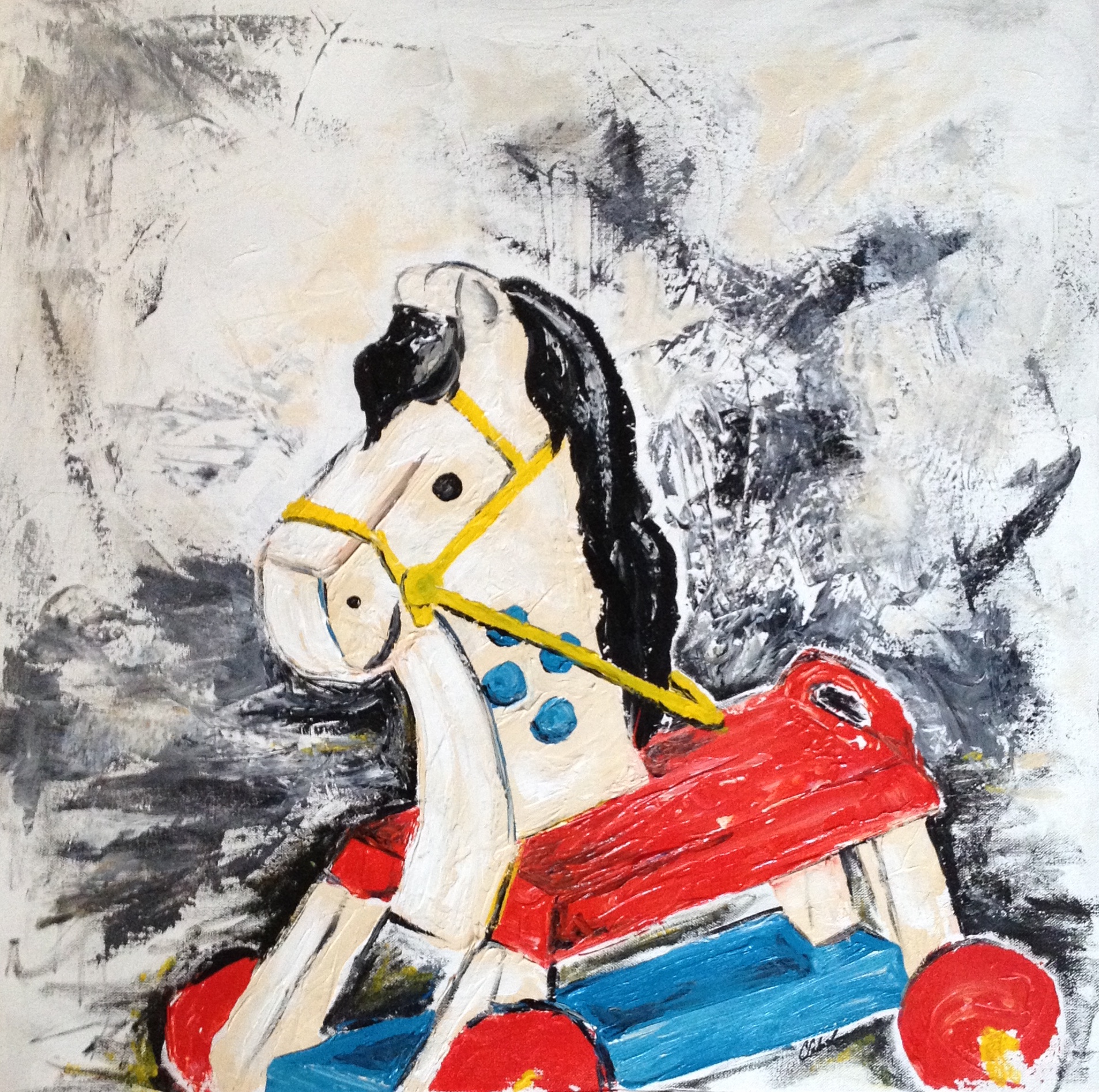 PUSH OFF 24X24(SOLD)