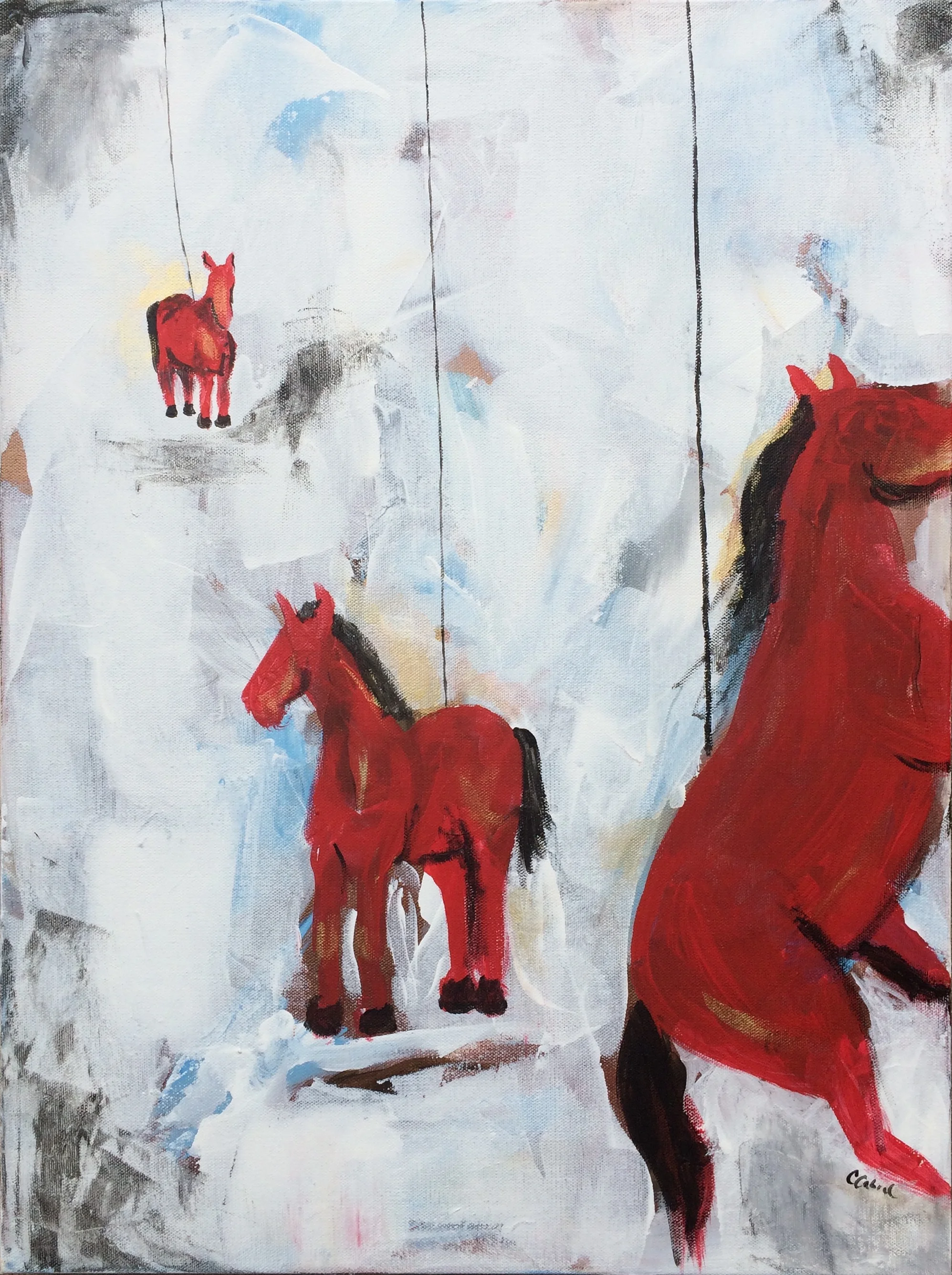 PUPPET SHOW 18X24- $350