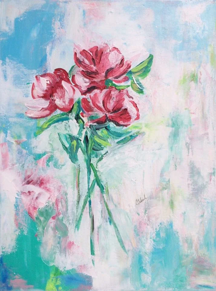 AERIAL BLOOM II 18X24-$220