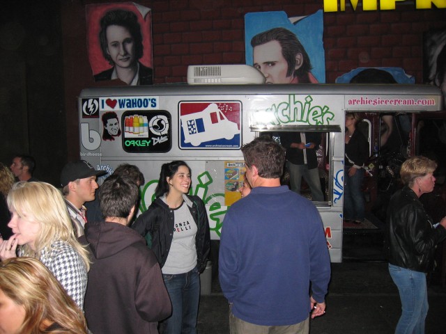 Sarah Silverman and Todd Glass at the LA Improv