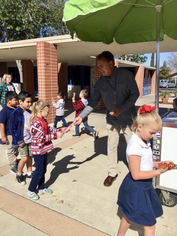 Principal of The Day with Jim Salzetti from at Benson Elementary School in Tustin  April 17 18