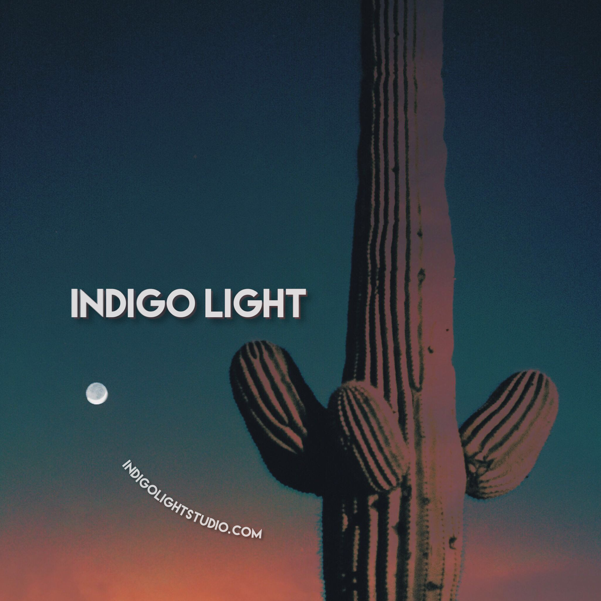 Indigo Light sticker design, 2017