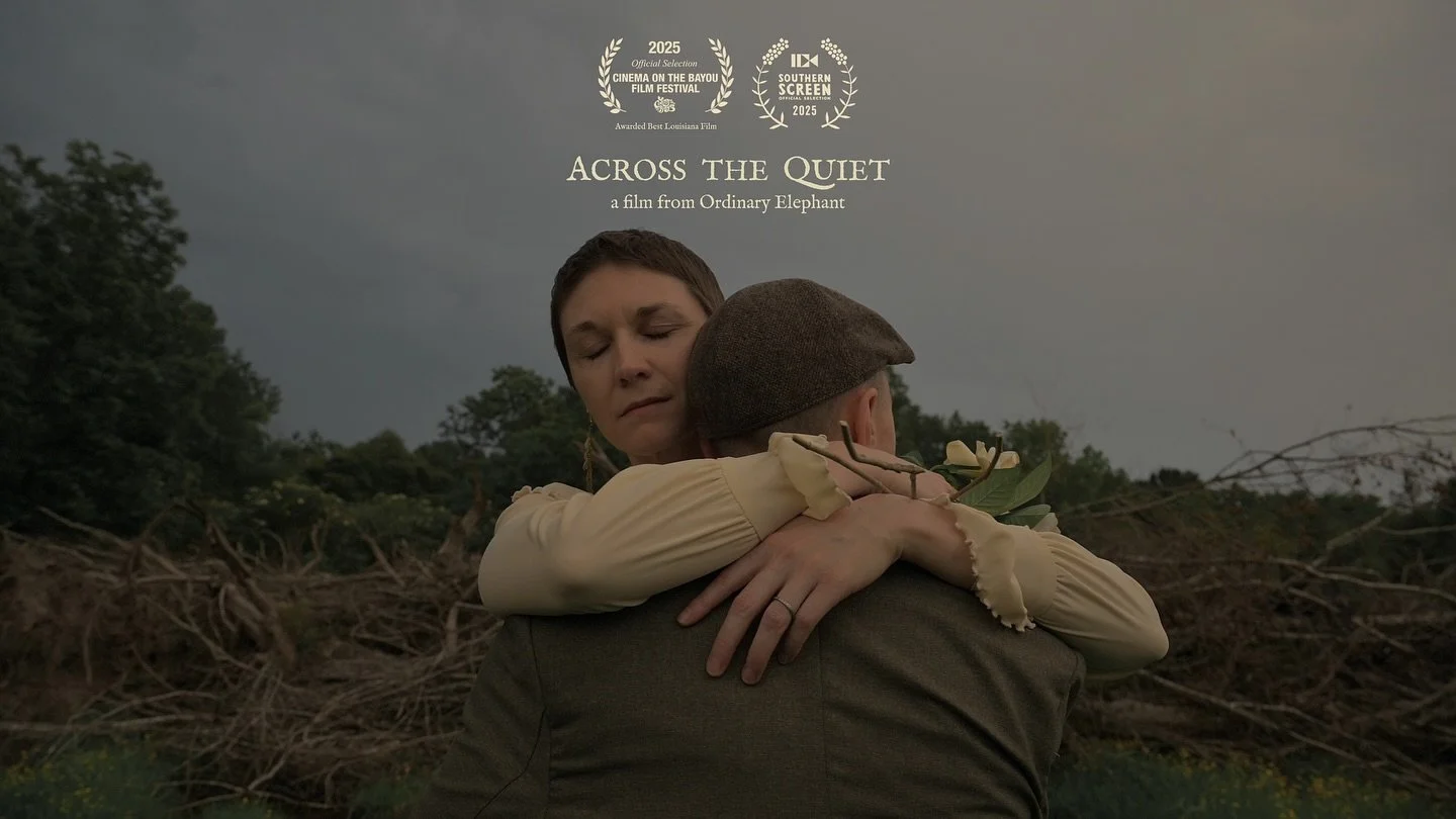 &bull; &lsquo;across the quiet&rsquo; : a short documentary from @ordinaryelephant will be opening @southernscreen in the music shorts block this evening, nov 13 @ 6pm with q&amp;a to follow : tickets for @acadianacenterforthearts + virtual ticket li