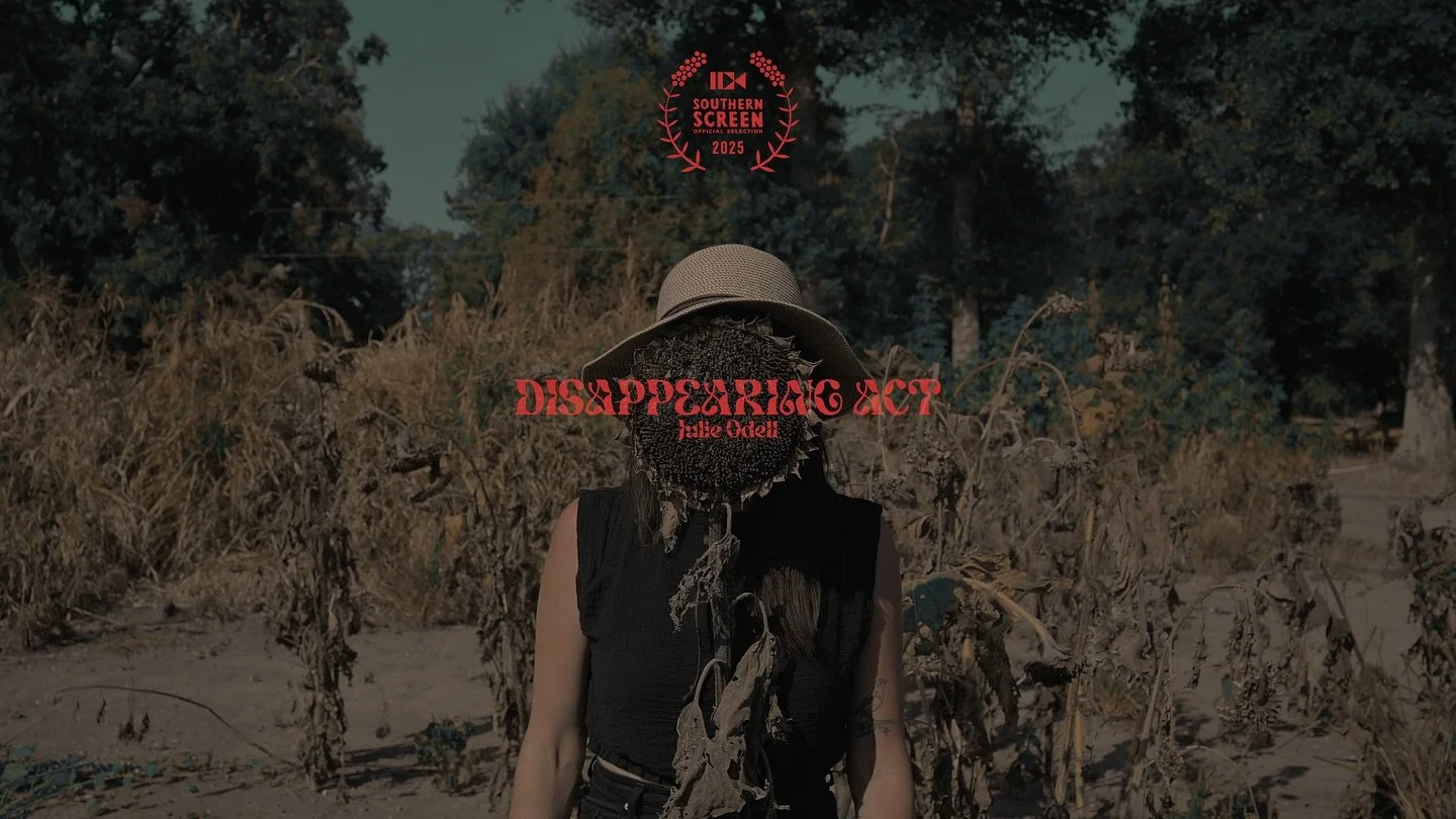 &bull; &lsquo;disappearing act&rsquo; : a music video for julie odell will be making its film festival debut at @southernscreen in the music shorts block this evening, nov 13 @ 6pm with q&amp;a to follow : tickets for @acadianacenterforthearts + virt