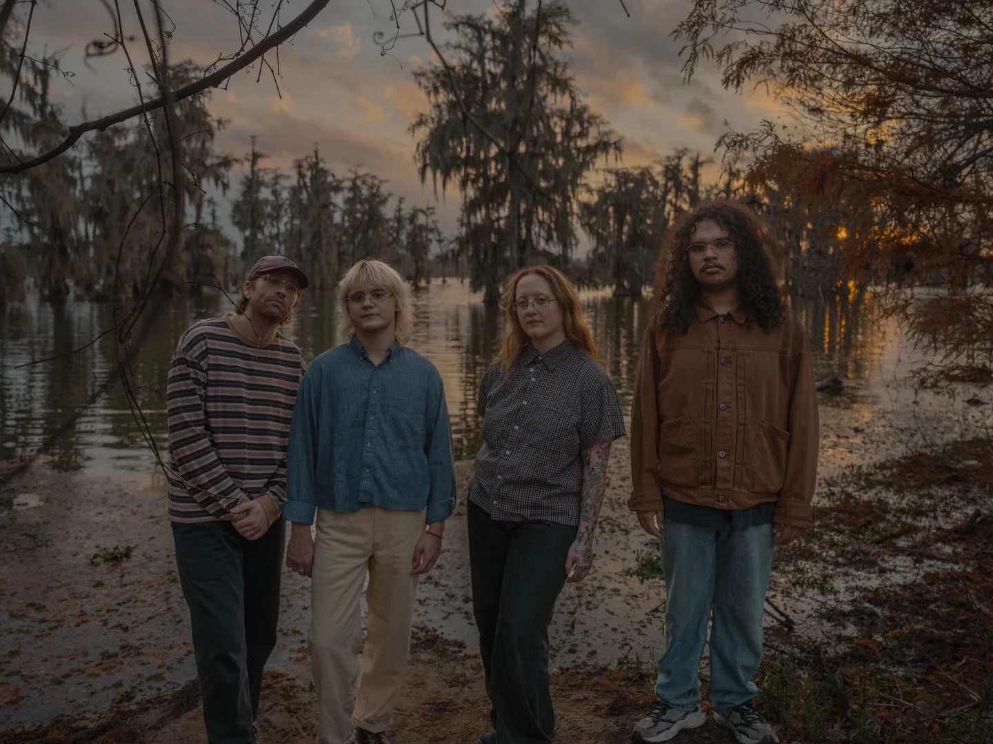 &bull; @cashier.band photographed this past winter solstice at the swamp for @juliaswarrecs :: super proud of my brother @__j__o_____ + his wonderful partner @kylie.wav on all their efforts and well deserved success of their incredible first ep title