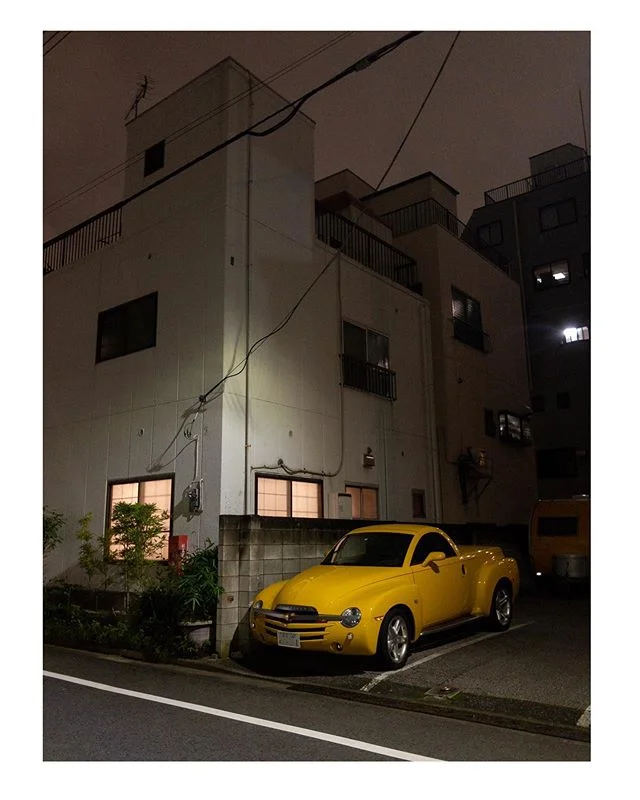 I guess I&rsquo;m just drawn to the color yellow. 💛 
#shotoniphone #apple #yellow #car #nightphotography #tokyo #japan #streetphotography #photography #digitalphotography