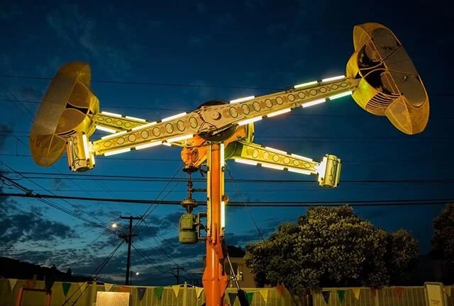Next row is yellow 💛 shot this two years ago during a small carnival.
-
-
-
-#canonphotography #photography #canonrebel #sanfrancisco #nightphotography #graphicdesign #color #yellow #carnival #sunset