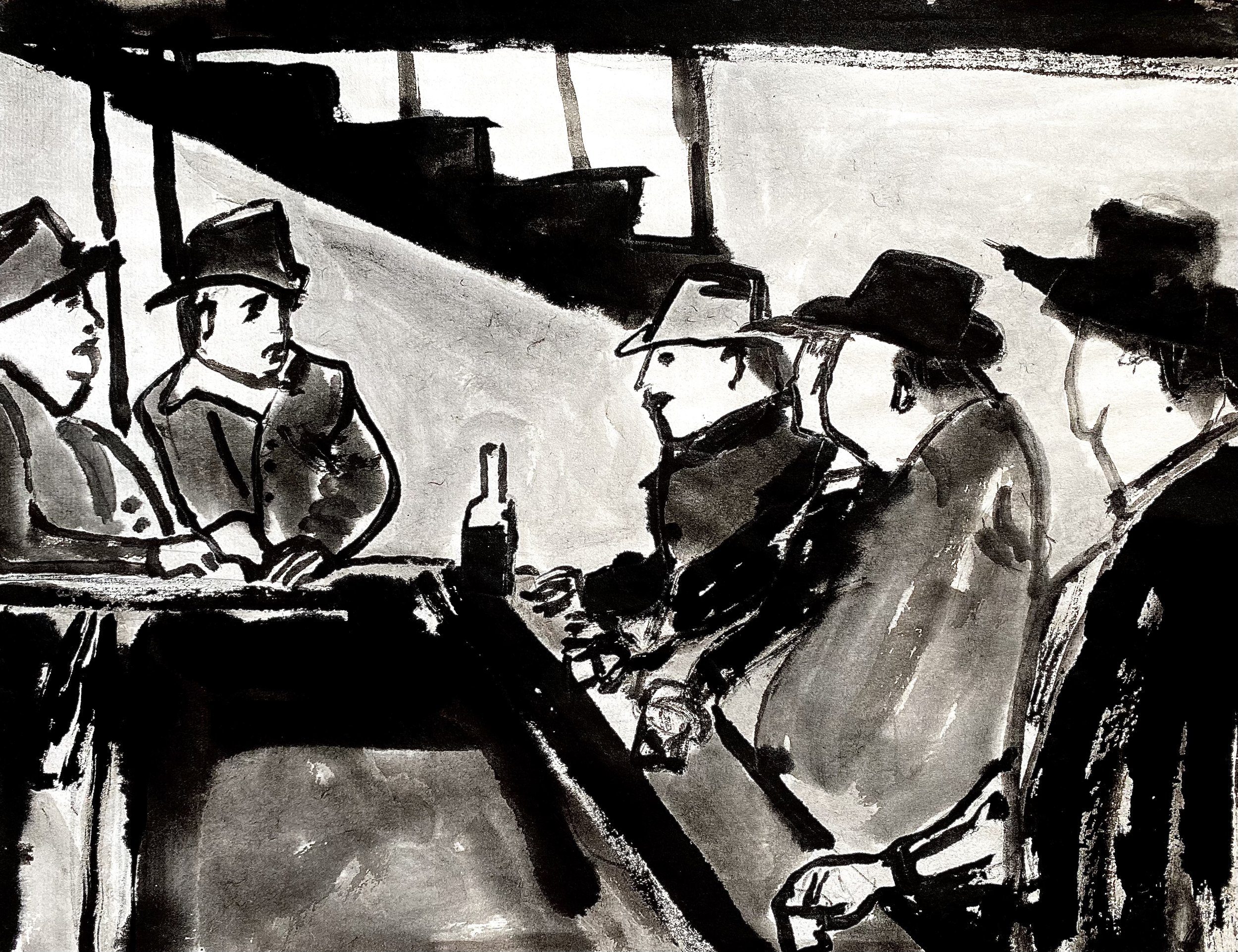 Five+Men+at+a+Bar+10.5%22+x+13.75%22+ink+on+paper.jpg