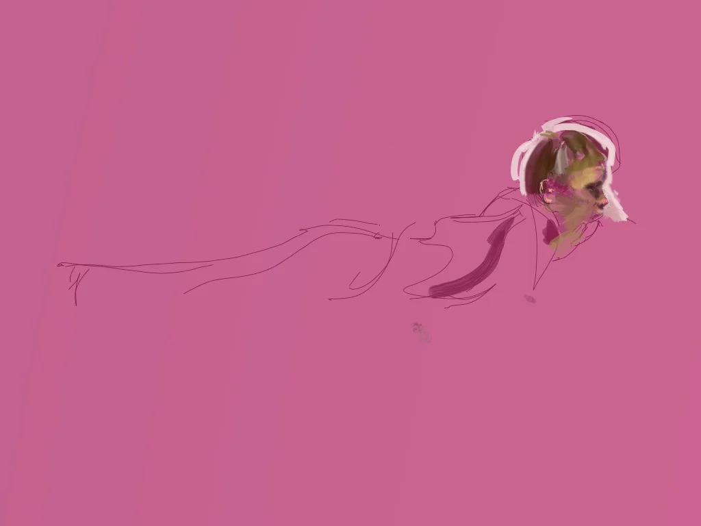 Sebastien watching tv - Art Rage.JPG