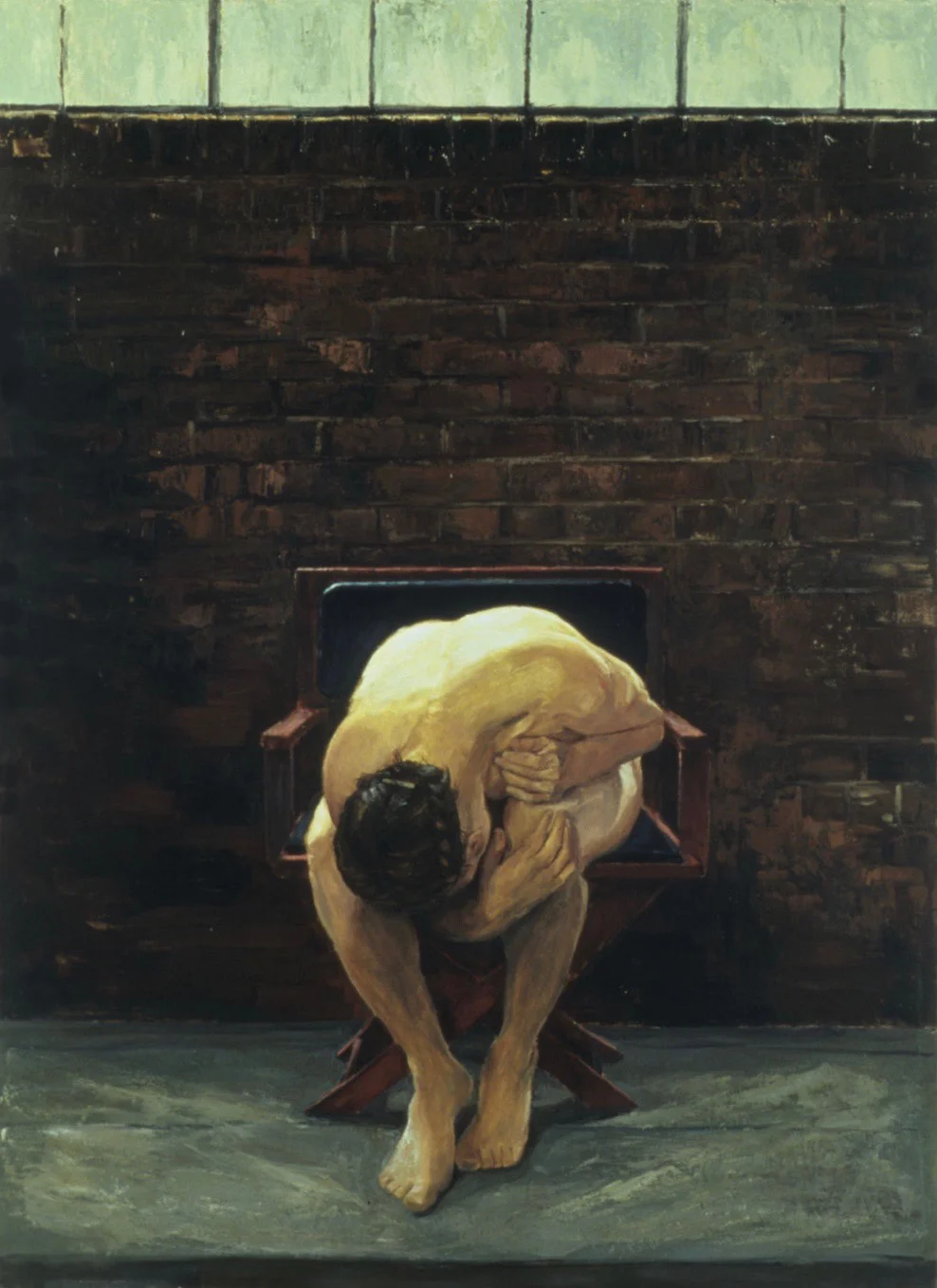 Strength and Grief. Oil on linen 60x44"