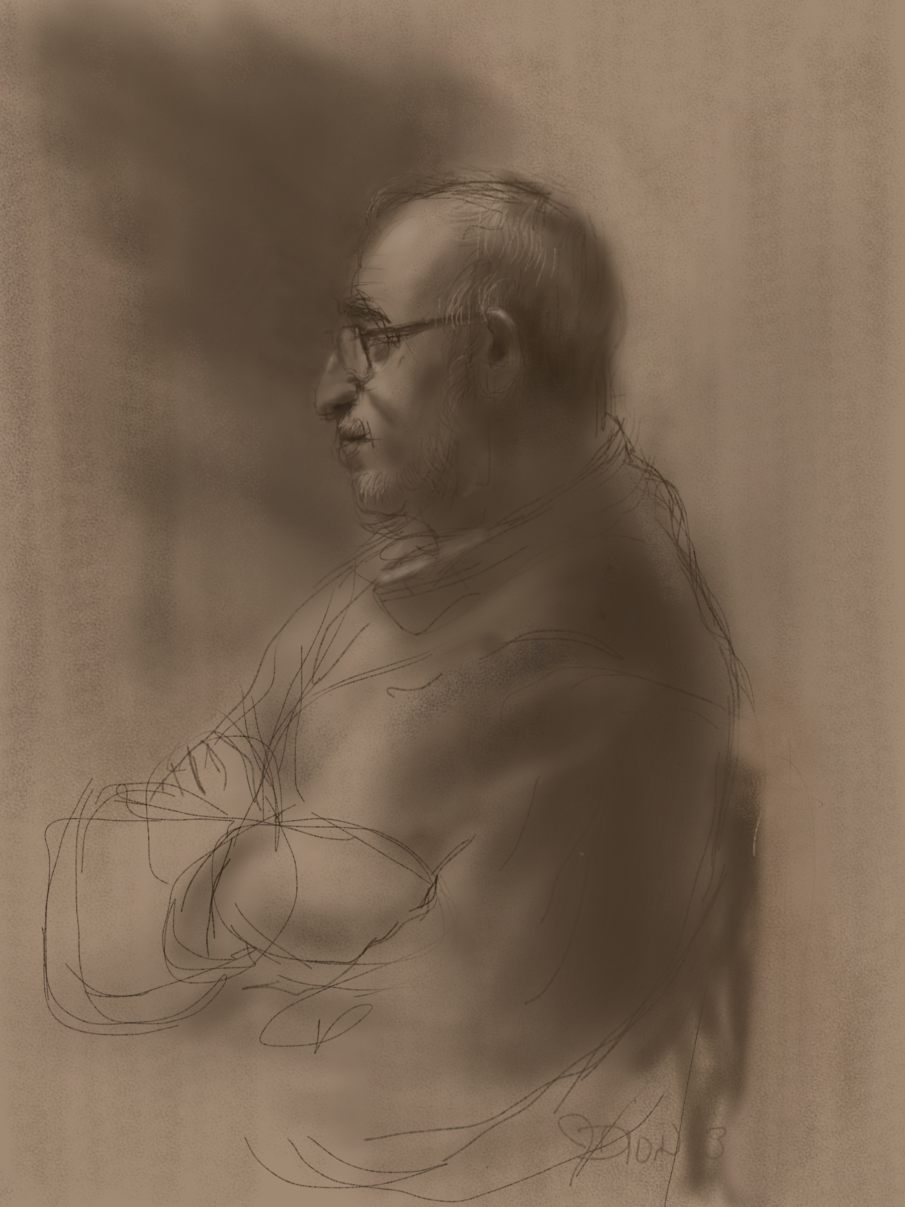 Drawing of the Artists father - Sketchbok Pro.JPG
