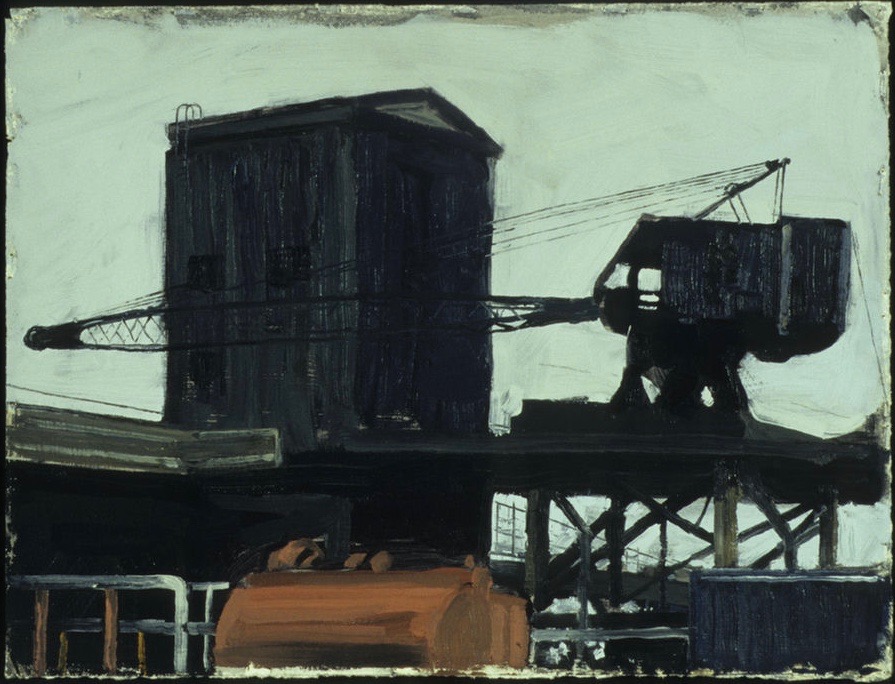 33 Schuylkill Crane with Red Tank oil on paper 11 x 15.jpg