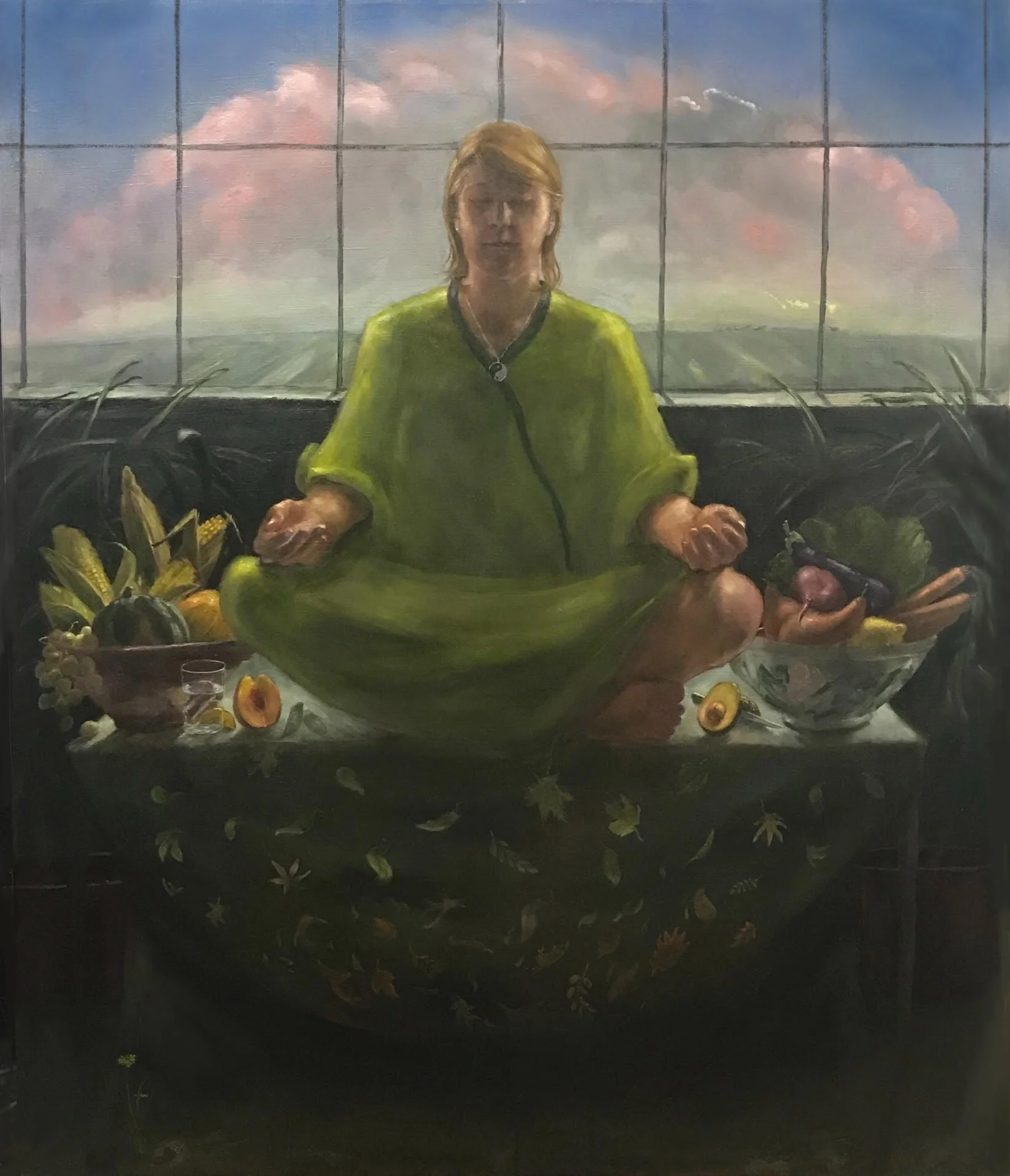 "Earth" Oil on linen 52x46"