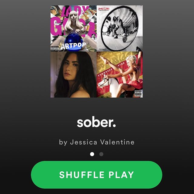 Hey squad! Jes here; I asked you what your sober anthem is, you told me, I made a playlist. You can click on our story to listen. If you have more suggestions feel free to let me know. I hope you enjoy.