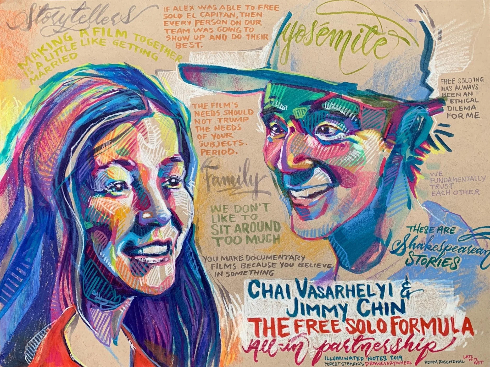 Drawn by Adam Rosendahl & Forest Stearns