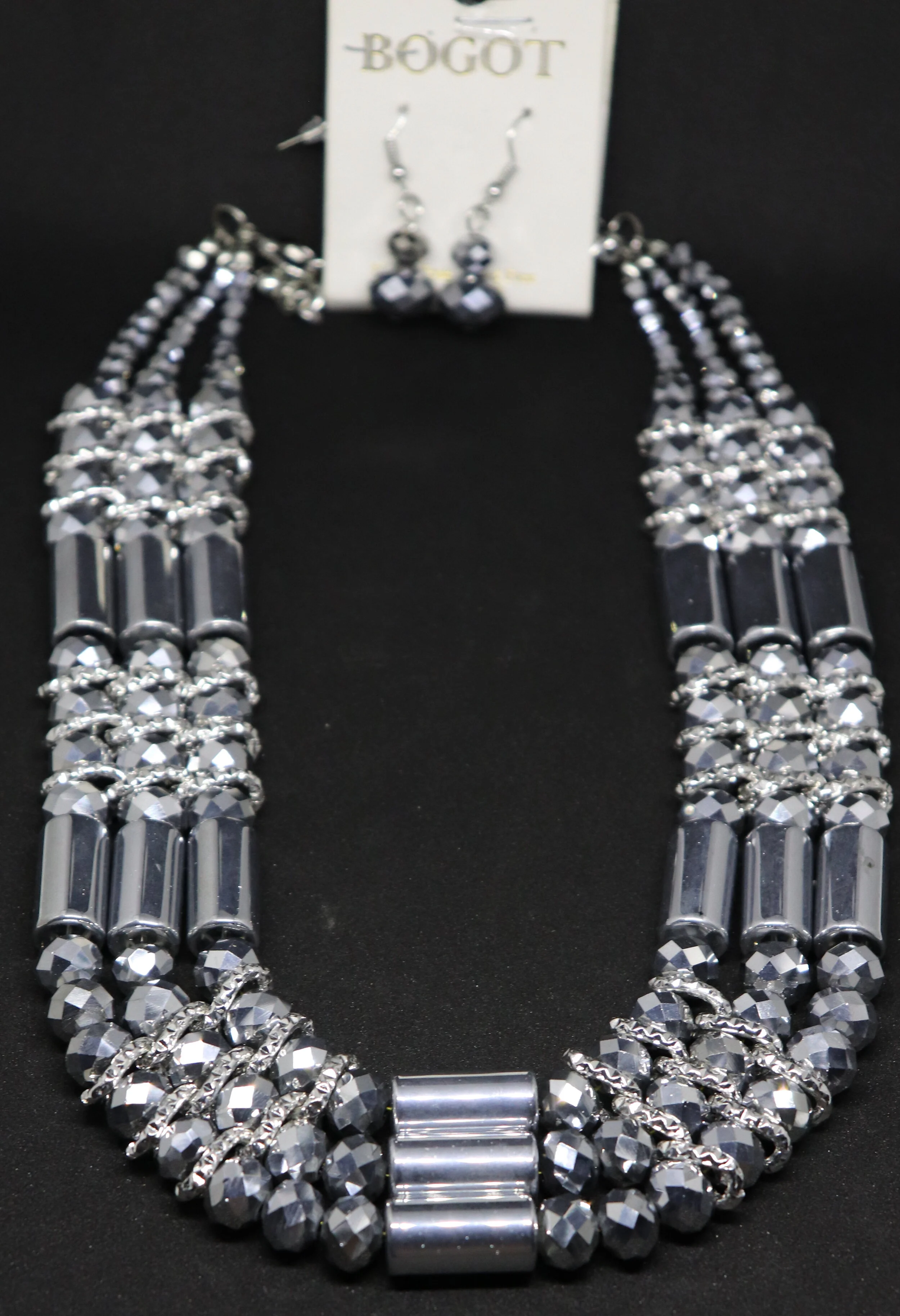 Crystal Beads Necklace Set