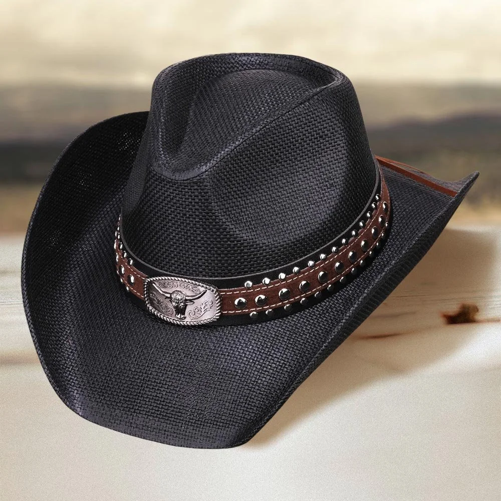 Black Western Hat
