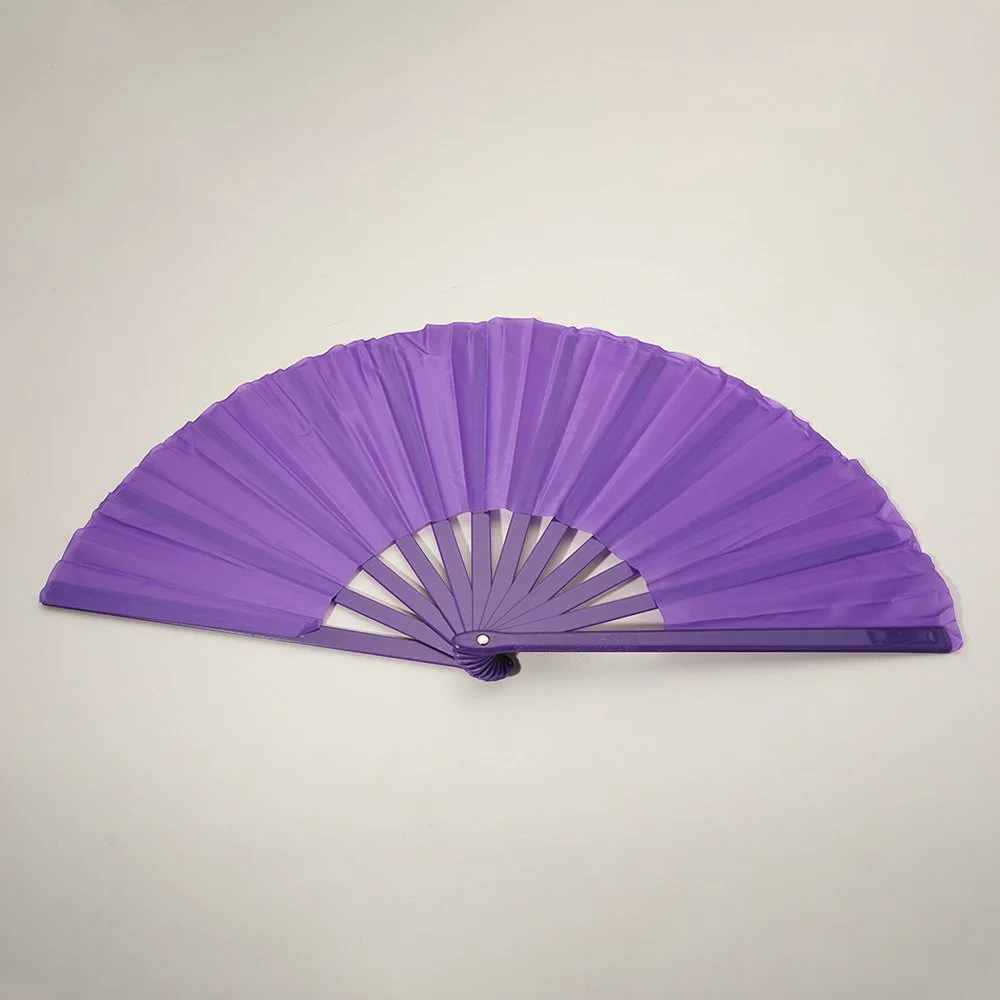 Purple Oversized Dance Fan