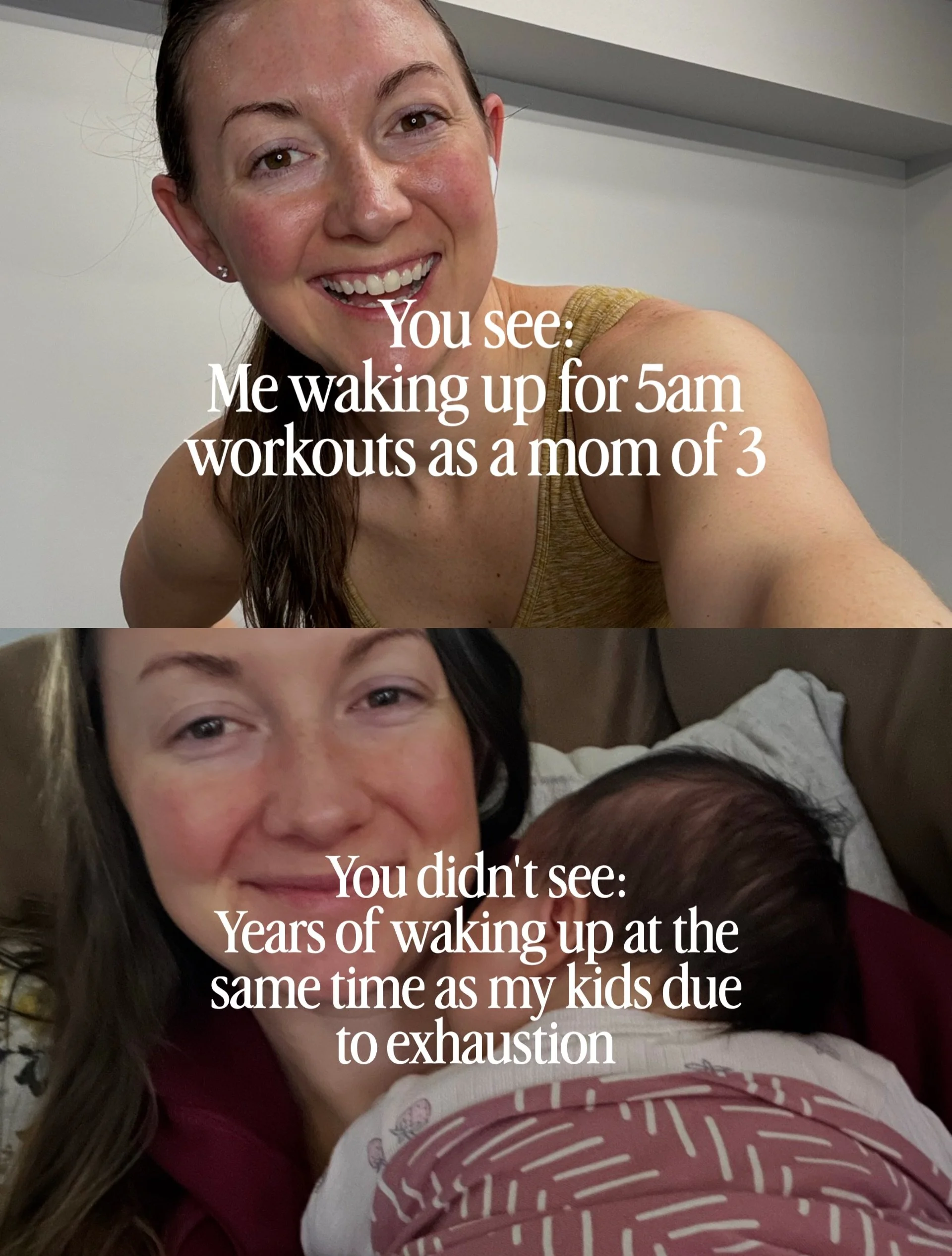 Reminder to not judge your "beginning" to someone else's "middle" 🫶

We all have our good and our hard.

We just don't usually share (or see) the hard.

Hope this helps 🤗 

#postpartumfitness #postnatalfitness #postpartumbody #b