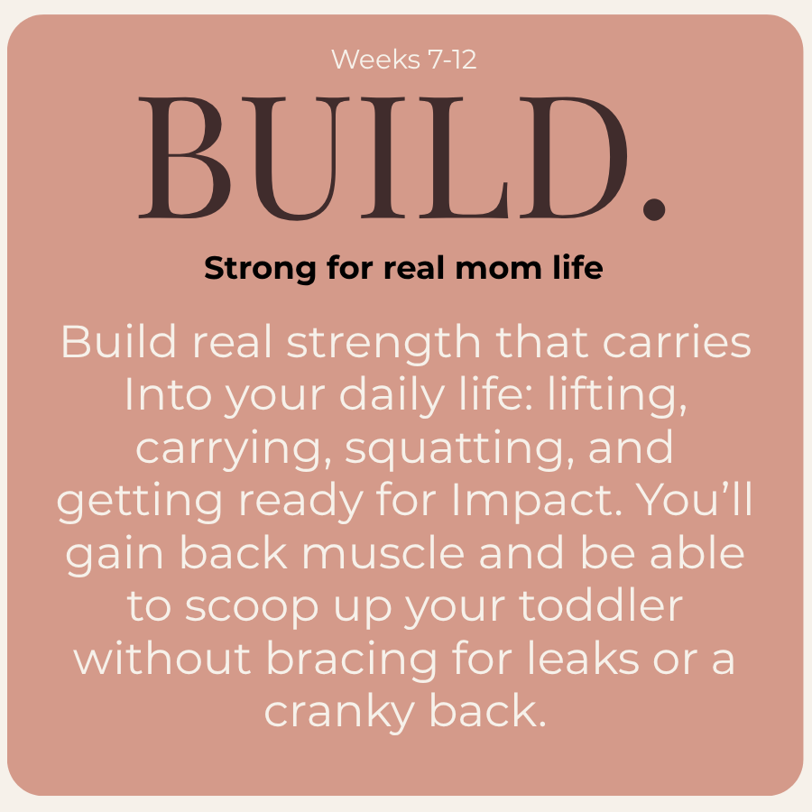 strength training for postpartum moms