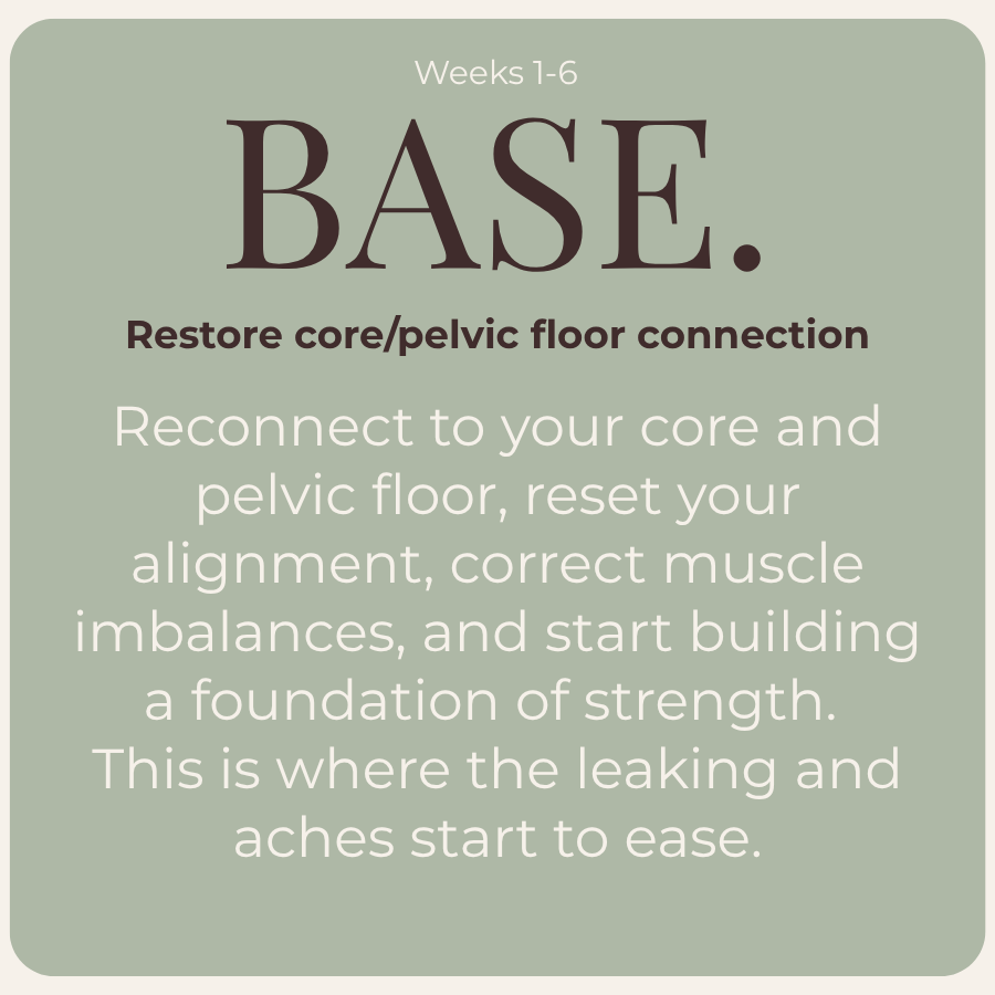 postpartum pelvic floor connection exercises to end leaking