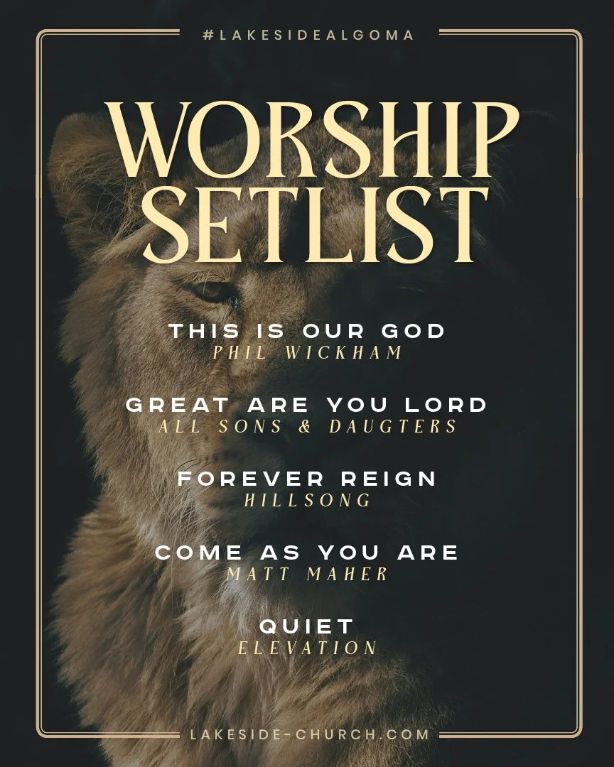 Earthly power fades, but the glory of God endures forever.
Come lift your voice with us this Sunday as we declare His greatness!
To learn more, visit lakeside-church.com/gatherings