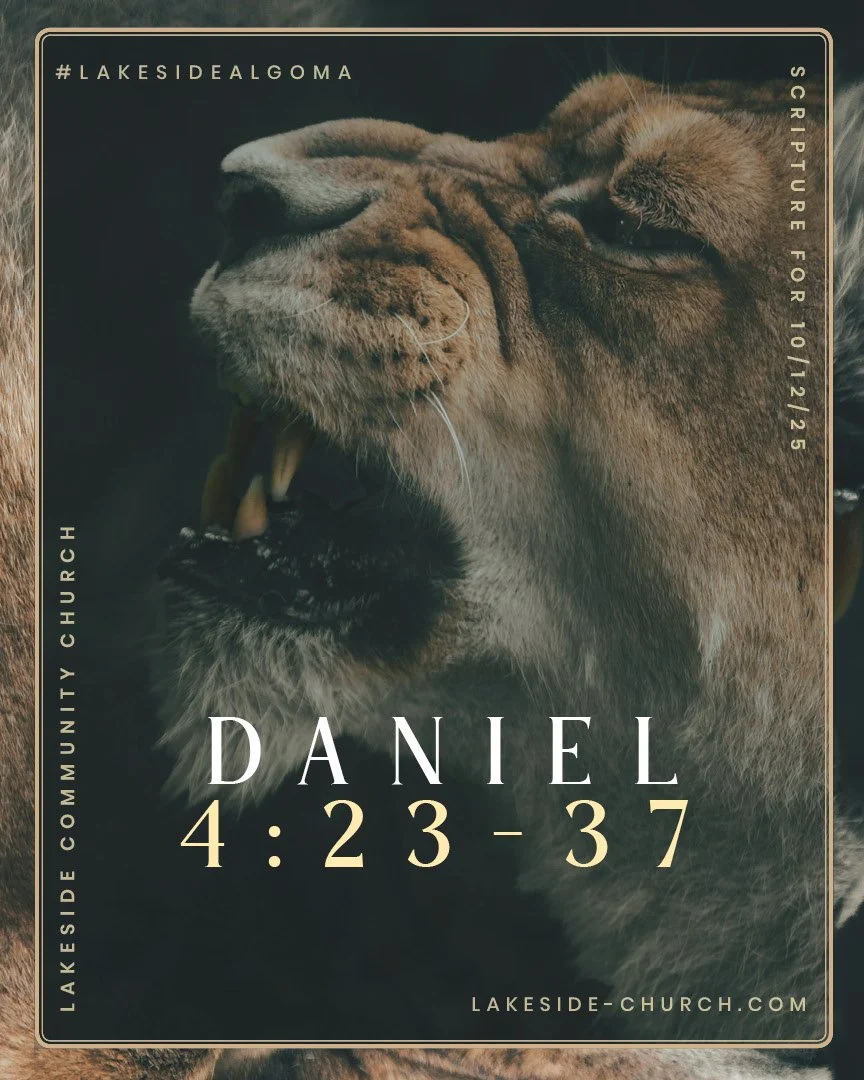Pride can break us down, but God can build us back up.
Join us this Sunday at 8:30am &amp; 10:00am as Pastor Brian walks through the second half of Daniel 4, and reminds us that humility isn&rsquo;t weakness, it&rsquo;s the way back to the throne of 