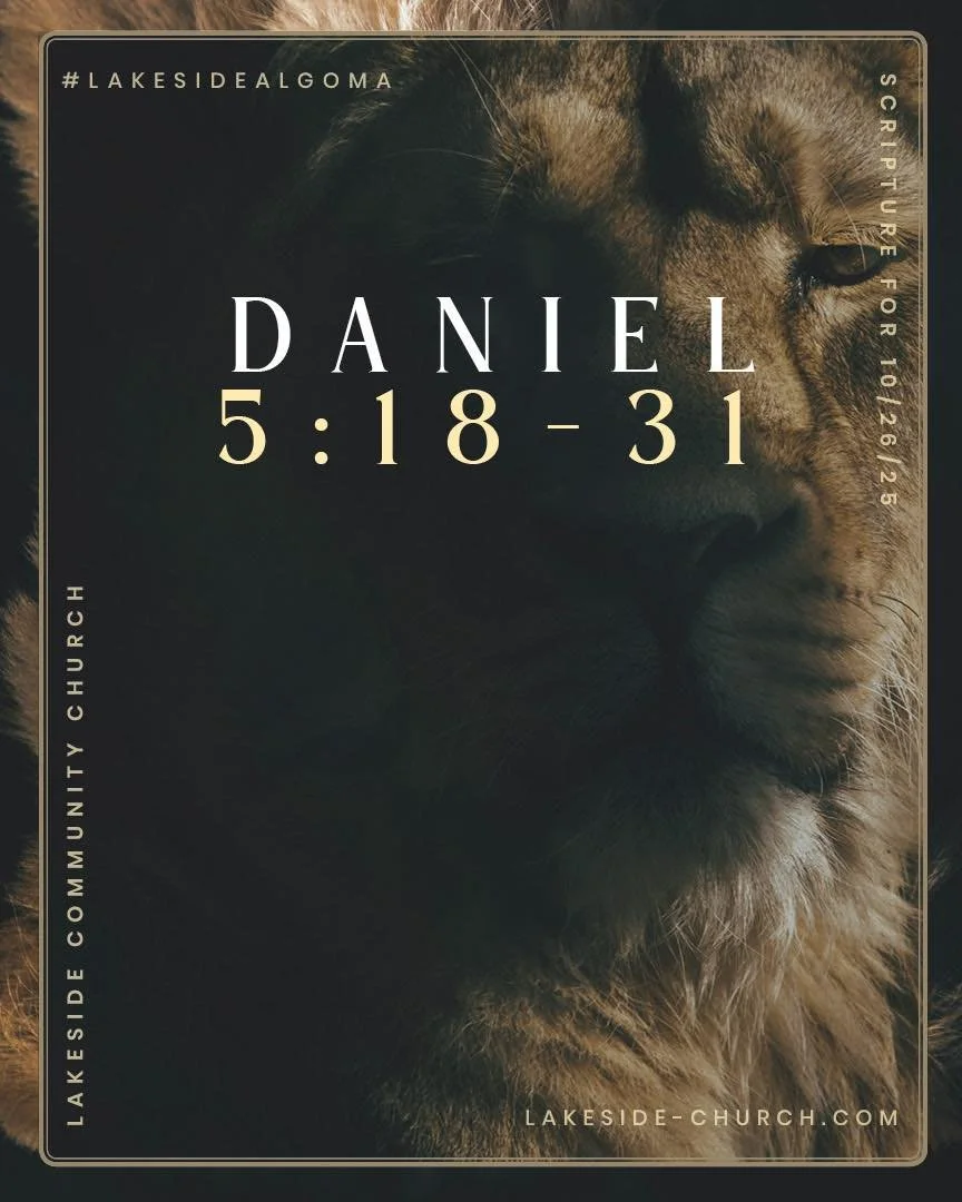 What happens when God says, “Your time’s up”?
Join us this Sunday at 8:30am & 10:00am as Pastor Brian Pursley walks us through Daniel 5:18–31, where the proud fall, kingdoms crumble, and God’s sovereignty stands firm
